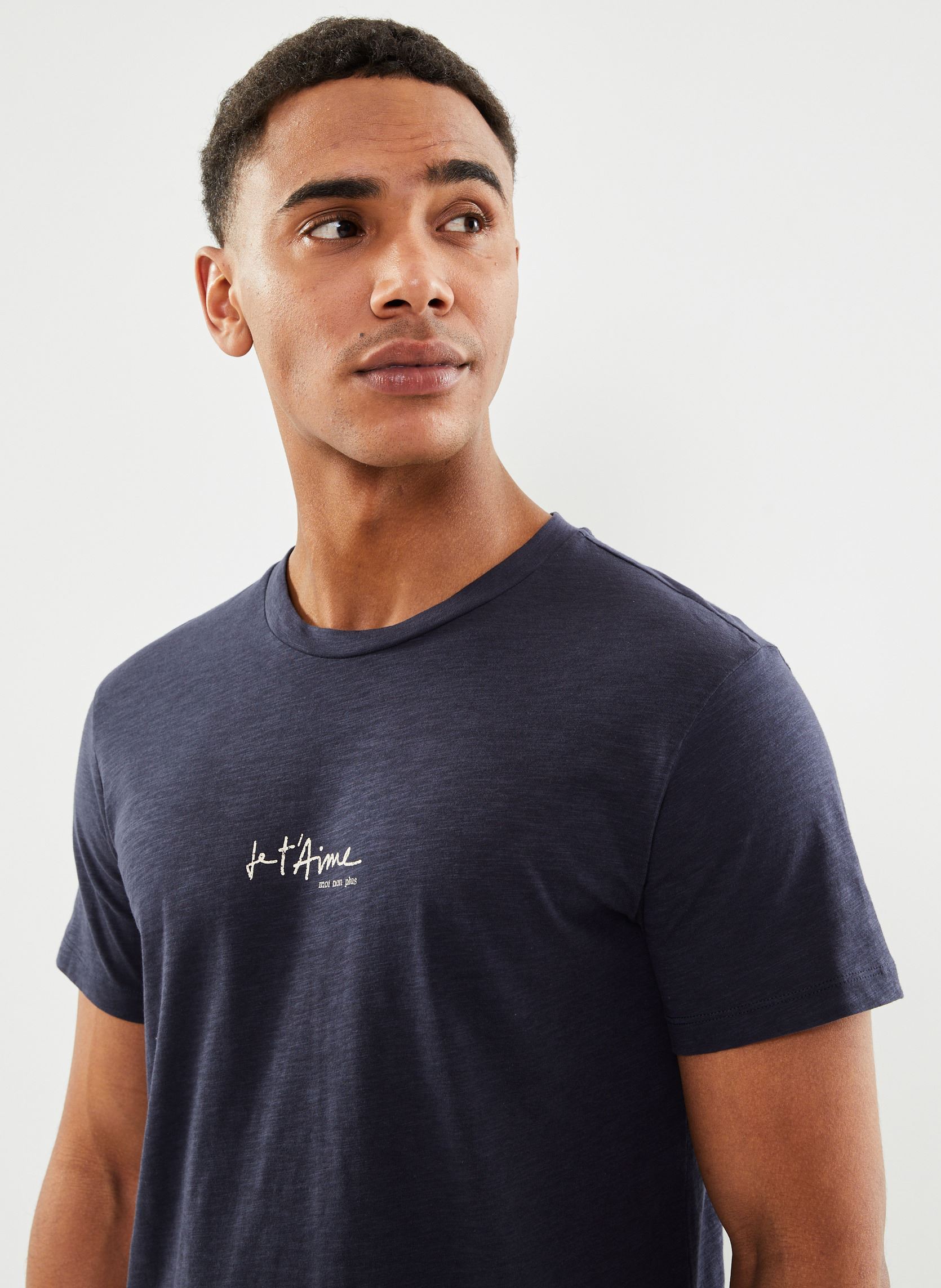 Kurzarm-T-Shirts MY10333 herren blau IKKS Men Kurzarm-T-Shirts MY10333 herren blau MARINE