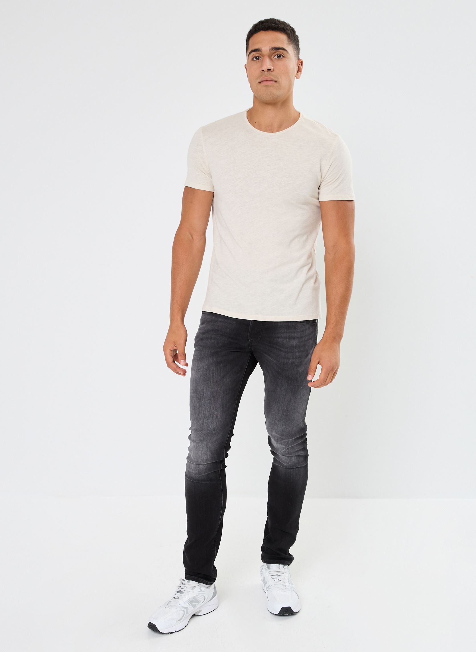 Kurzarm-T-Shirts MY10013 herren beige IKKS Men Kurzarm-T-Shirts MY10013 herren beige Stuck