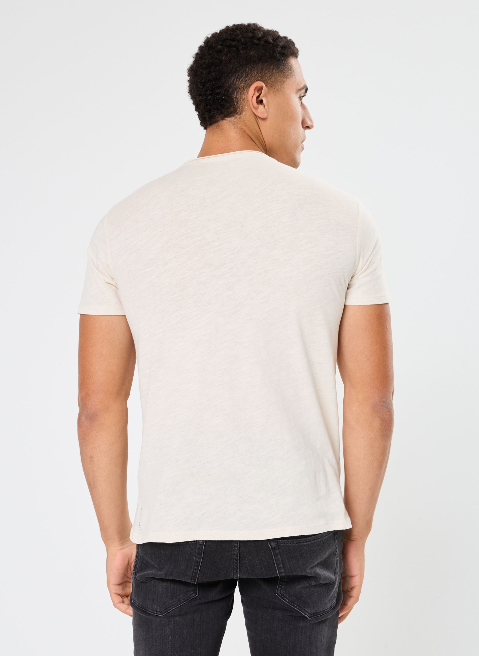 Kurzarm-T-Shirts MY10013 herren beige IKKS Men Kurzarm-T-Shirts MY10013 herren beige Stuck