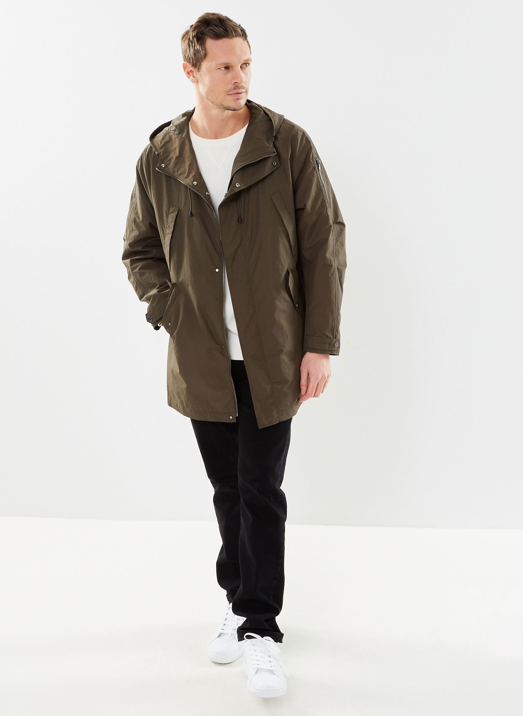Parkas MY42013 hombre verde IKKS Men Parkas MY42013 hombre verde DARK KAKI