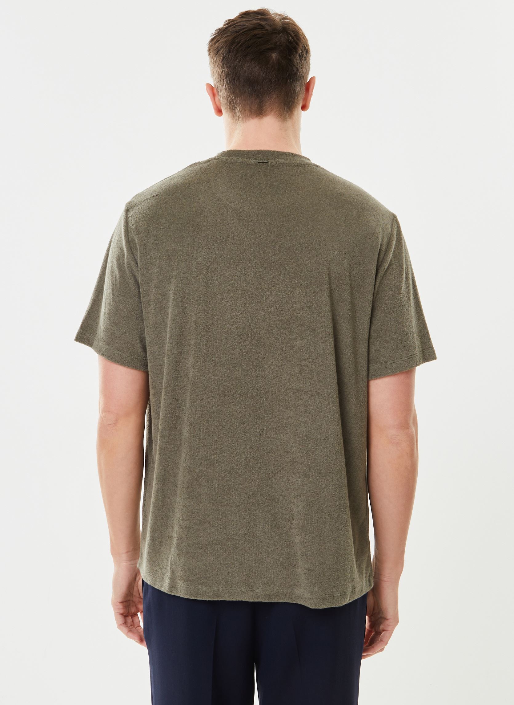 Tee-shirts manches courtes MY10413 homme vert IKKS Men Tee-shirts manches courtes MY10413 homme vert KAKI