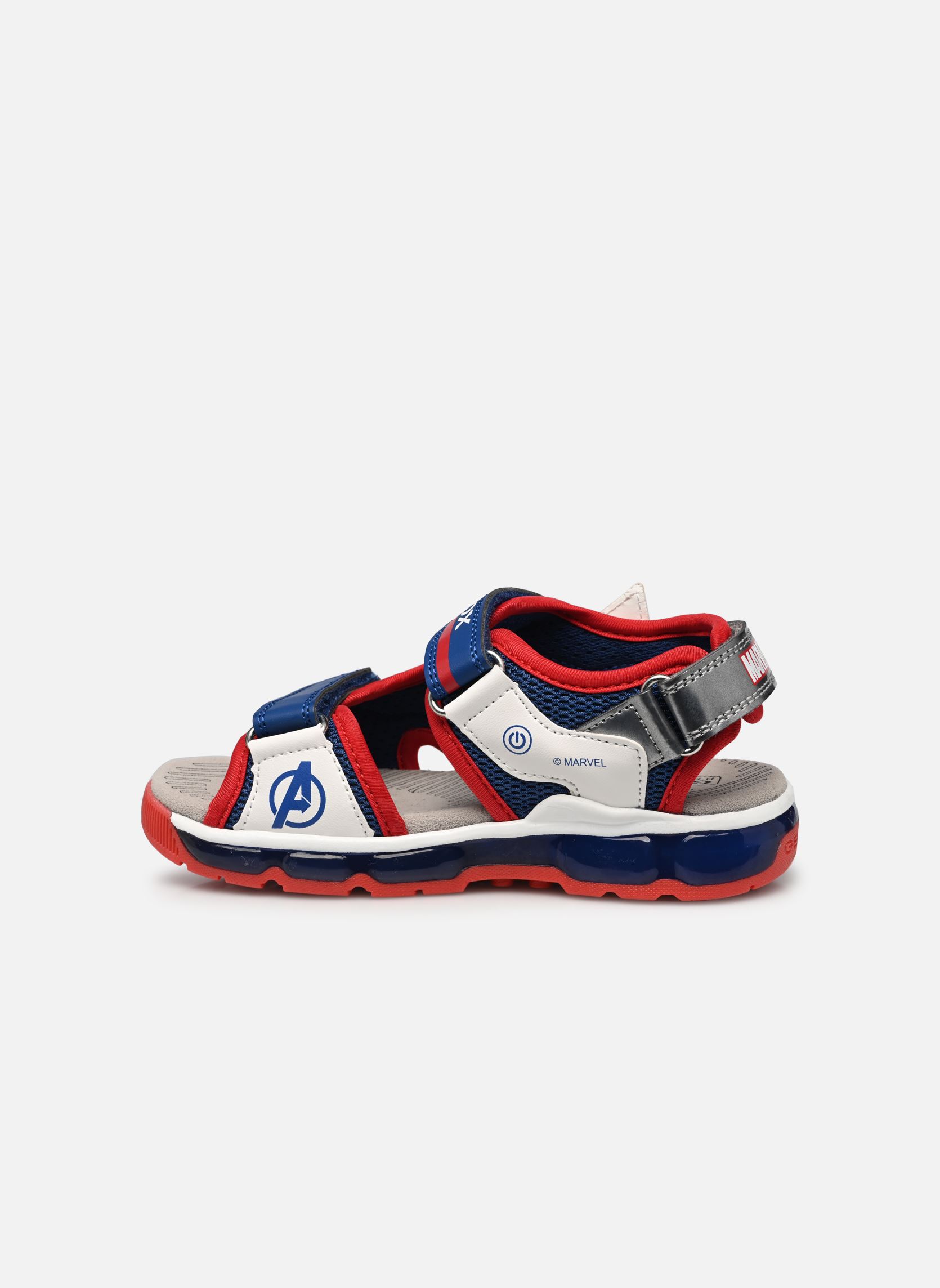 Sandales J Sandal Android Boy garçon multicolore Geox Sandales J Sandal Android Boy garçon multicolore Bleu/Rouge
