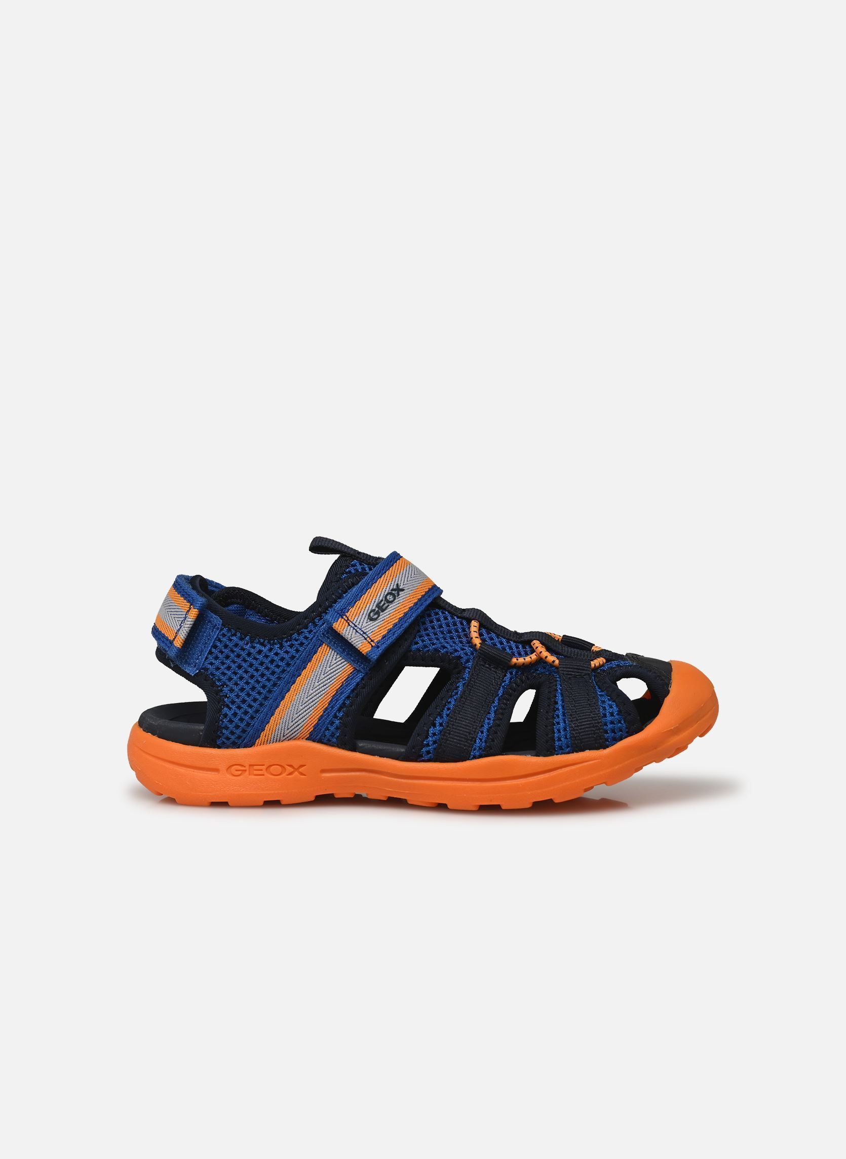 Sandalen J Vaniett Boy A jongens blauw Geox Sandalen J Vaniett Boy A jongens blauw Bleu Royal / Orange