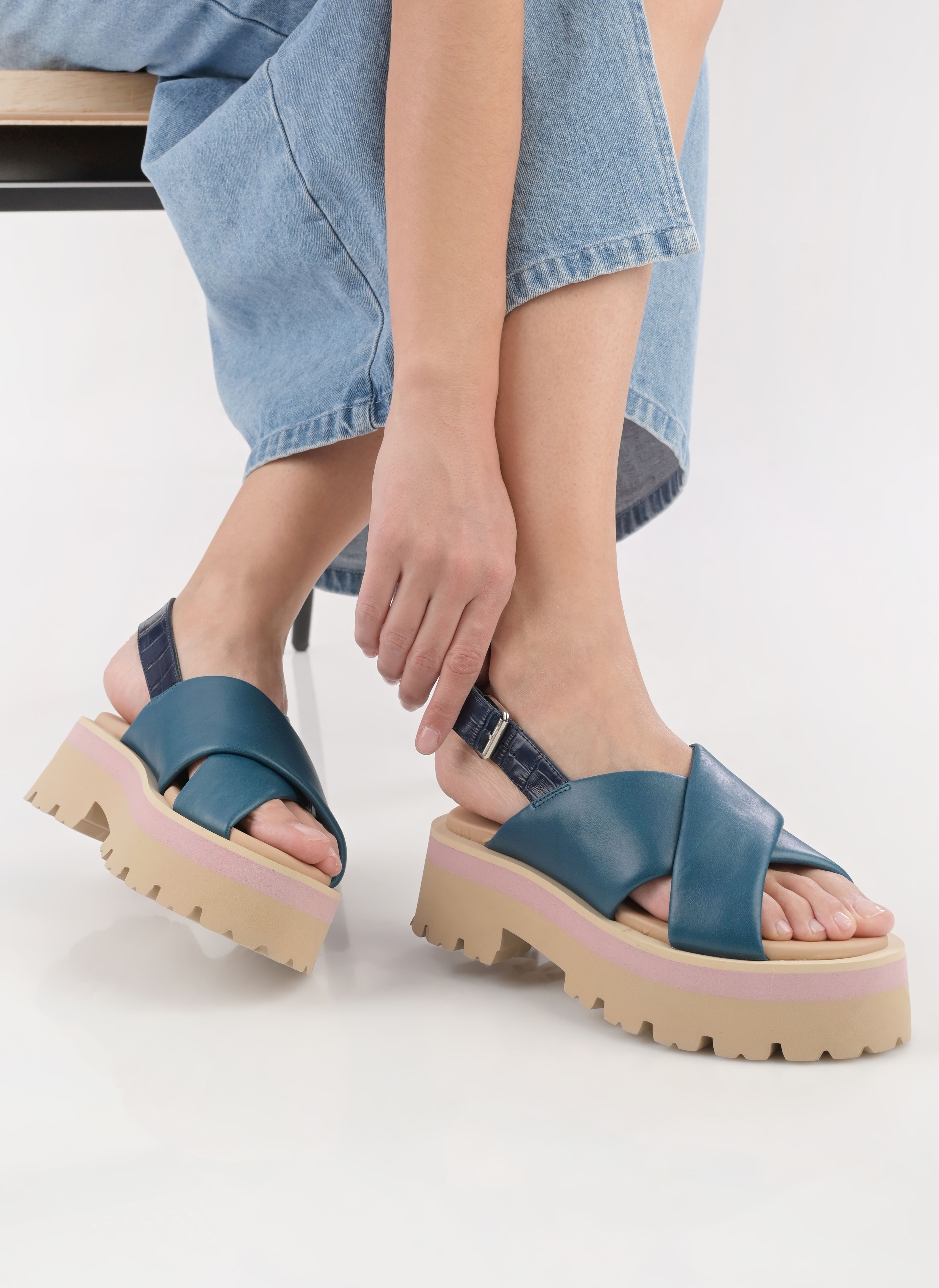 Sandali piatti Logan donna blu PS Paul Smith Sandali piatti Logan donna blu 42