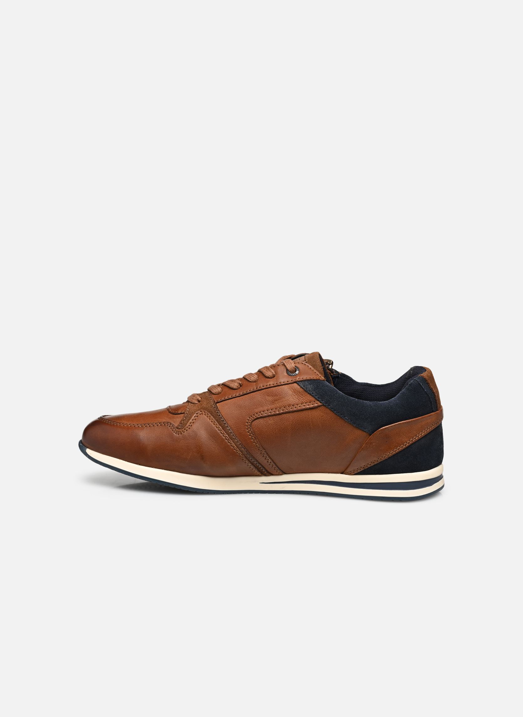 Baskets LUCIDE 3 homme marron Redskins Baskets LUCIDE 3 homme marron cognac+marine
