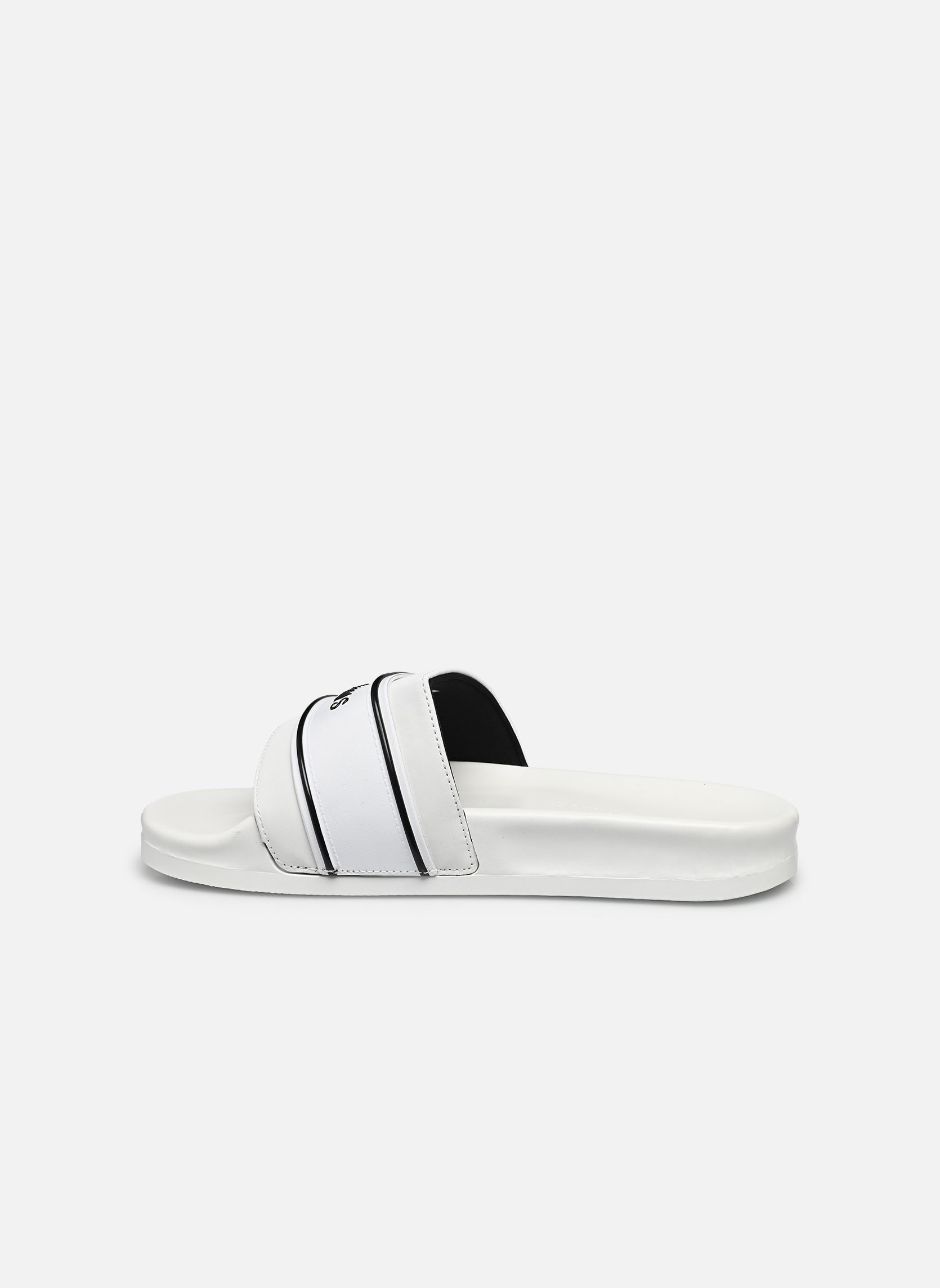 Mules SALERNE homme blanc Redskins Mules SALERNE homme blanc BLANC+NOIR