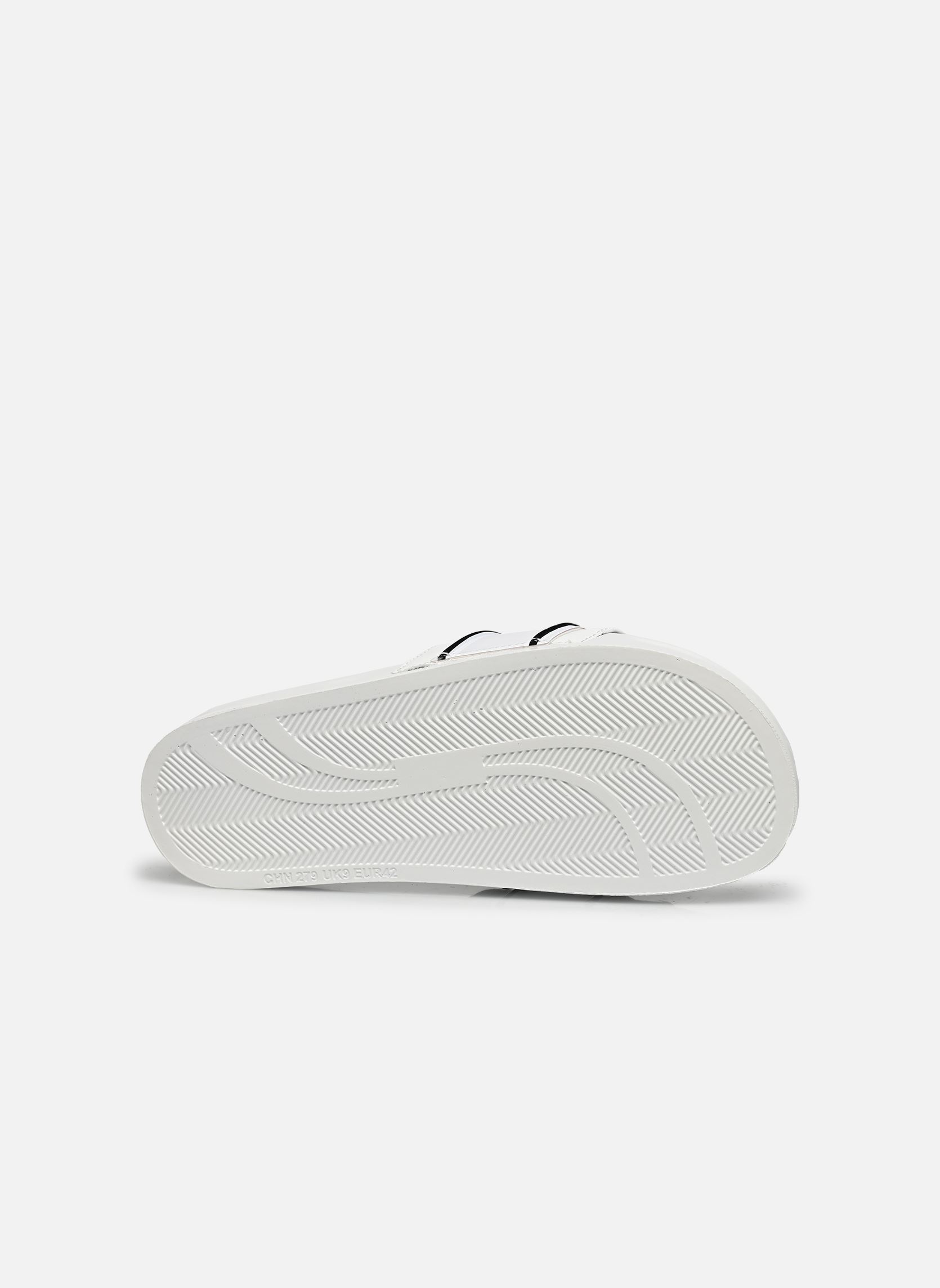 Mules SALERNE homme blanc Redskins Mules SALERNE homme blanc BLANC+NOIR