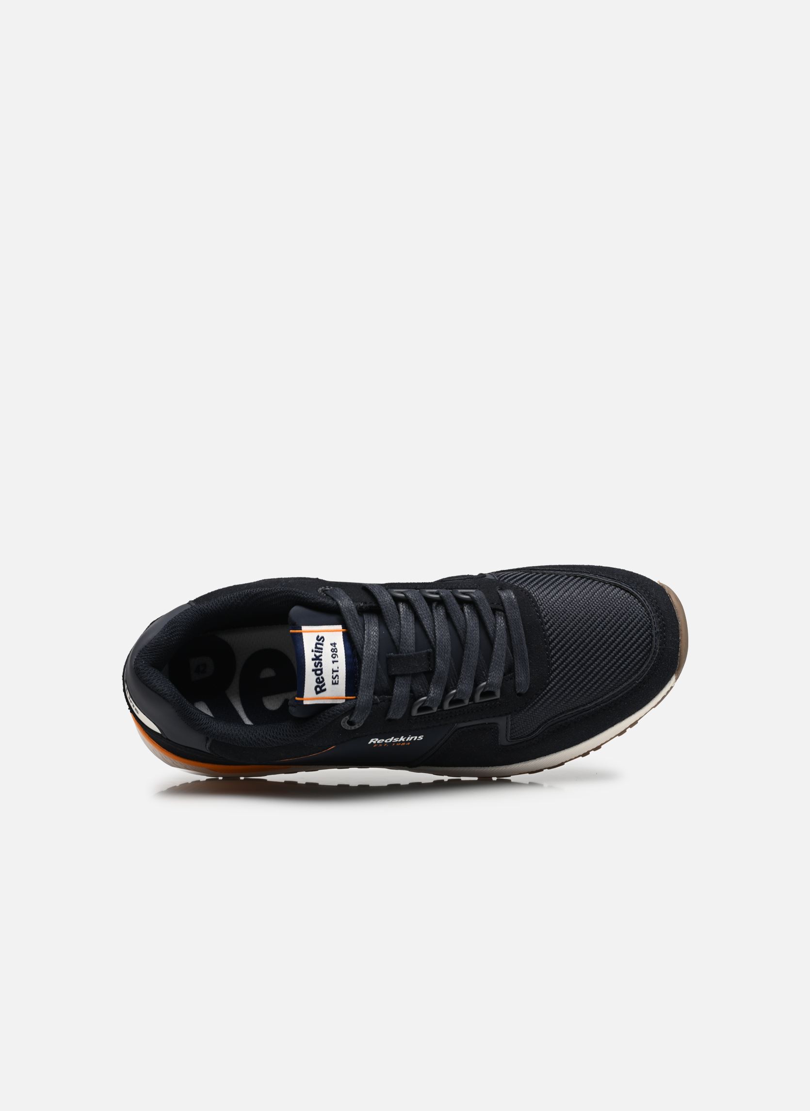Baskets BRAMS homme bleu Redskins Baskets BRAMS homme bleu MARINE+ORANGE