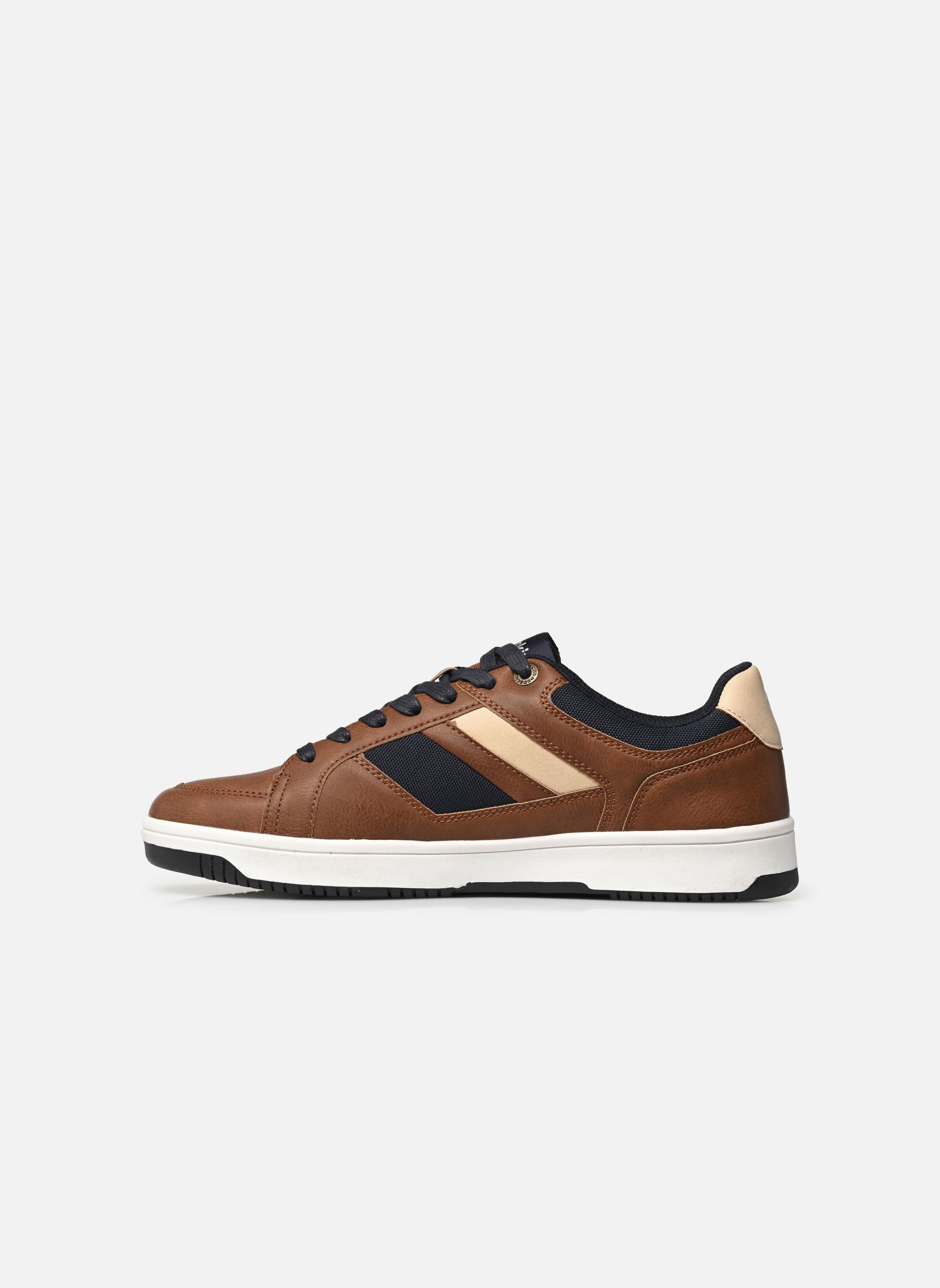 Baskets GANDHI 2 homme marron Redskins Baskets GANDHI 2 homme marron COGNAC+MARINE+BEIGE