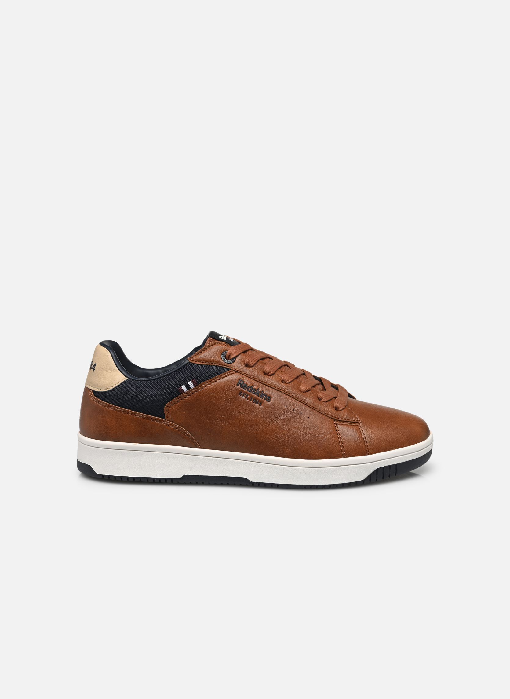 Baskets basses GUNRAY homme marron Redskins Baskets basses GUNRAY homme marron COGNAC/MARINE/BEIGE