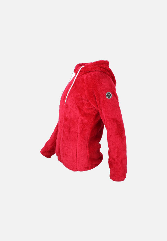 Vestes polaires Blouson polaire à capuche femme ALANZO ROUGE femme rouge Peak Mountain Vestes polaires Blouson polaire à capuche femme ALANZO ROUGE femme rouge Rouge