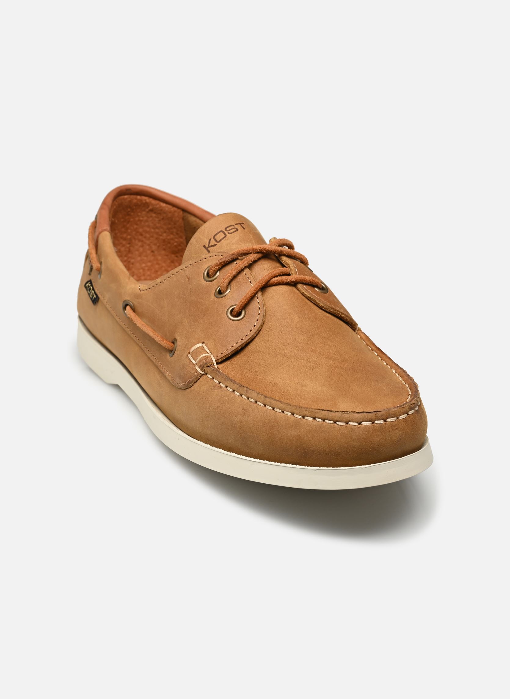 Chaussures bateaux RIVIERA N BIO homme jaune Kost Chaussures bateaux RIVIERA N BIO homme jaune MOUTARDE