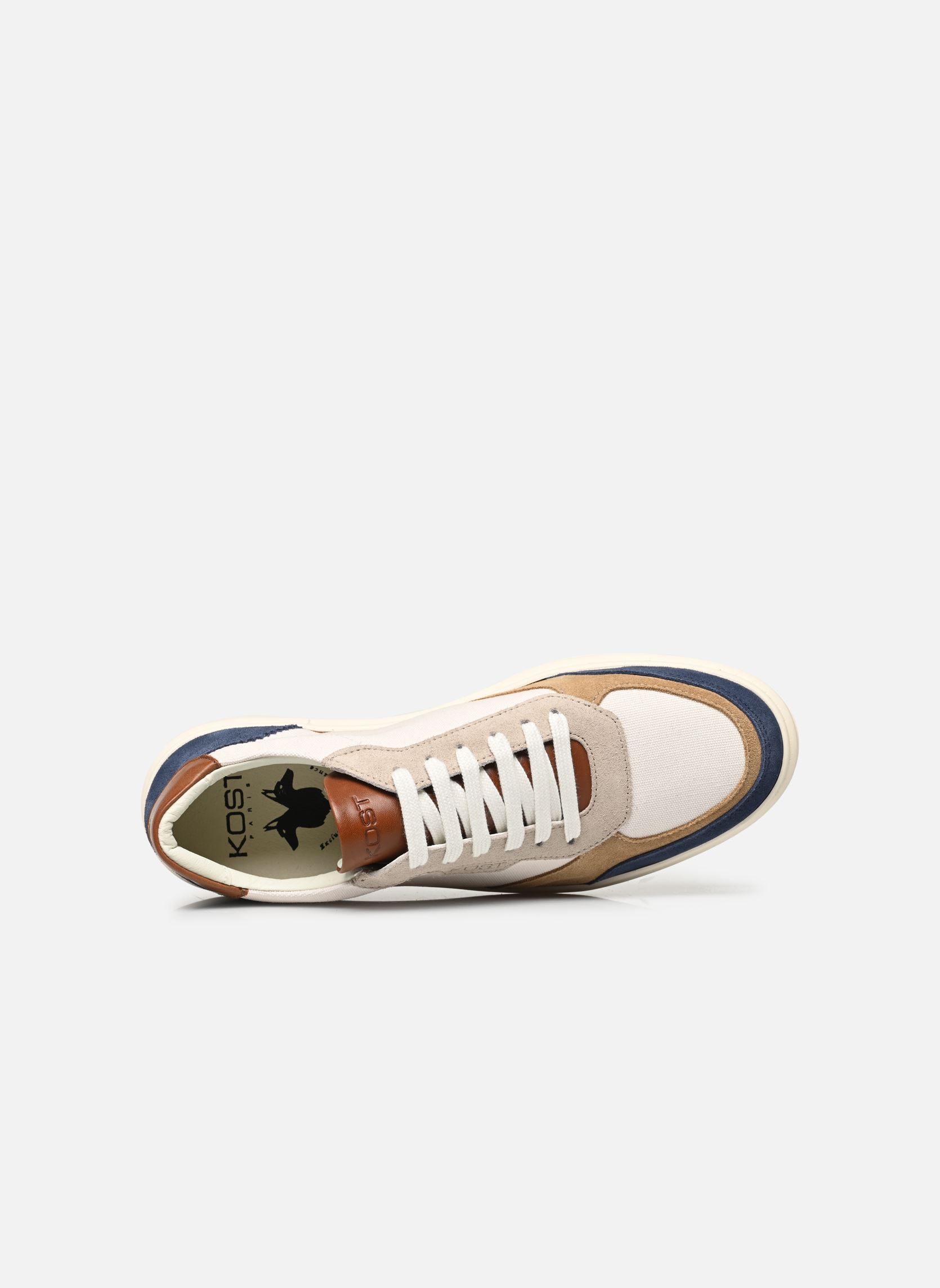 Baskets SNOOZE T homme beige Kost Baskets SNOOZE T homme beige BLEU+BEIGE+CAMEL