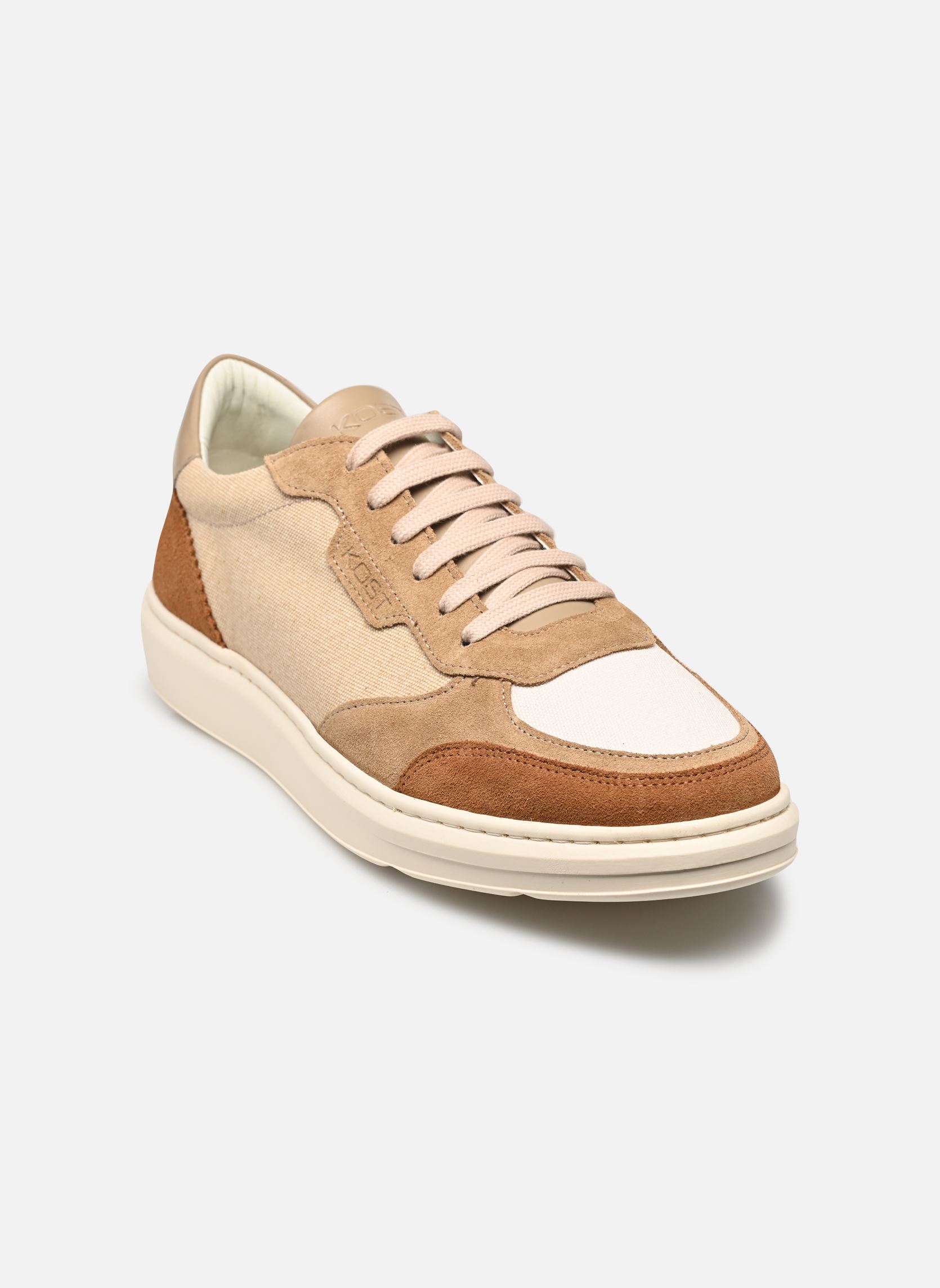 Baskets SNOOZE T homme beige Kost Baskets SNOOZE T homme beige TAUPE+ECRU+COGNAC