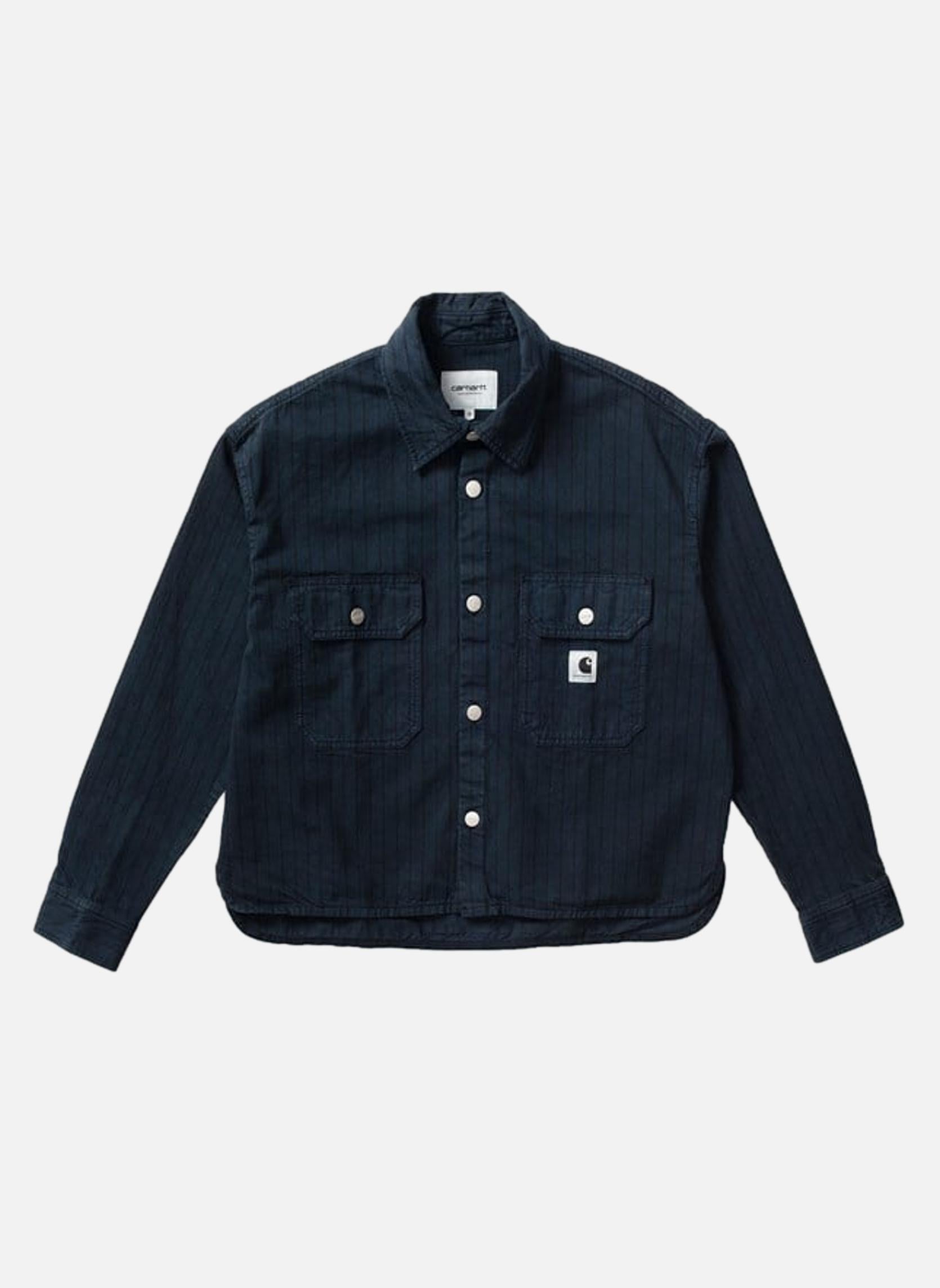 Chemises Chemise Manche Longue Carhartt Trade Mizar Noir femme noir Carhartt WIP Chemises Chemise Manche Longue Carhartt Trade Mizar Noir femme noir Noir