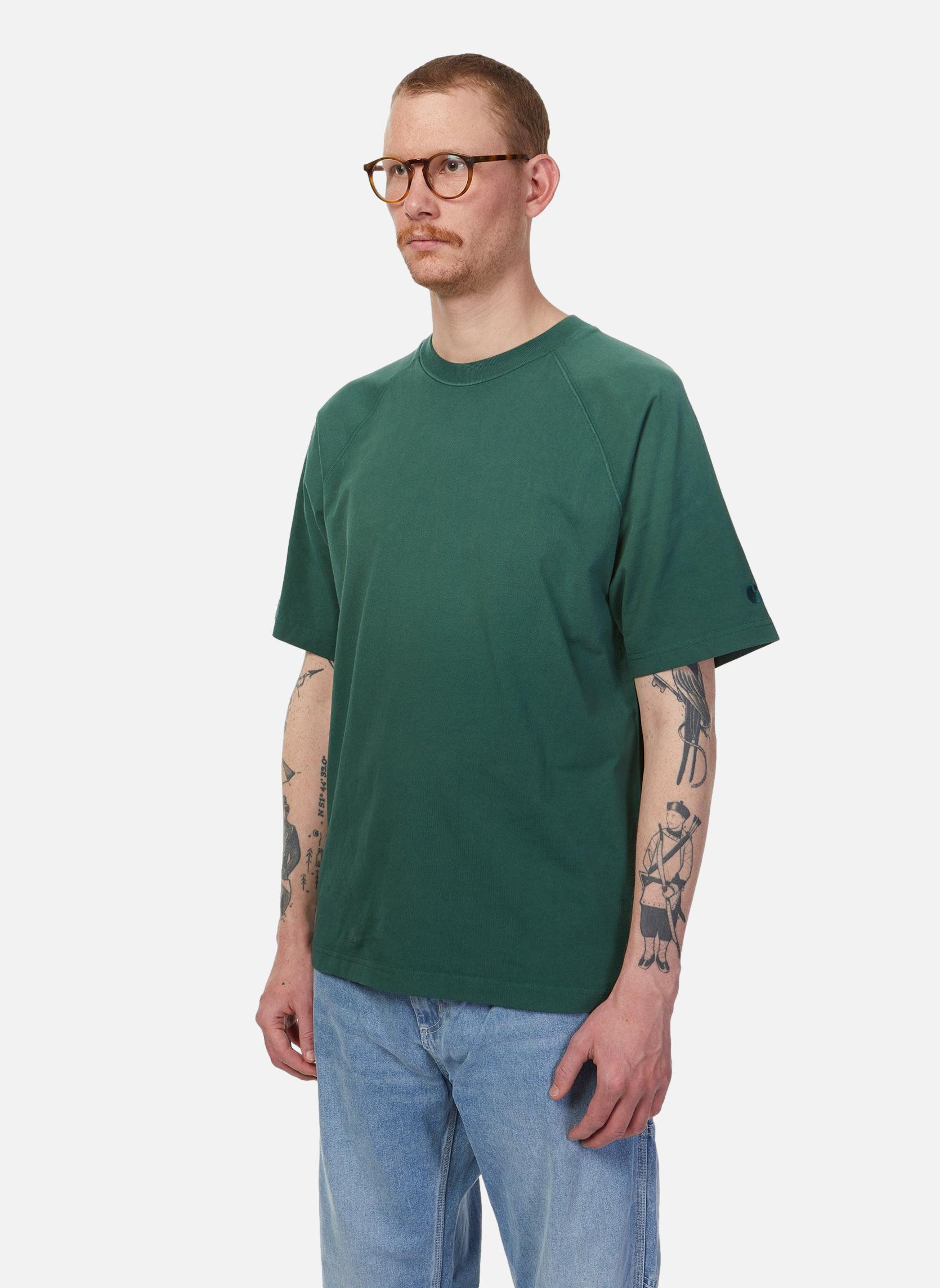 Tee-shirts T-Shirt Carhartt Sol Vert homme vert Carhartt WIP Tee-shirts T-Shirt Carhartt Sol Vert homme vert Vert