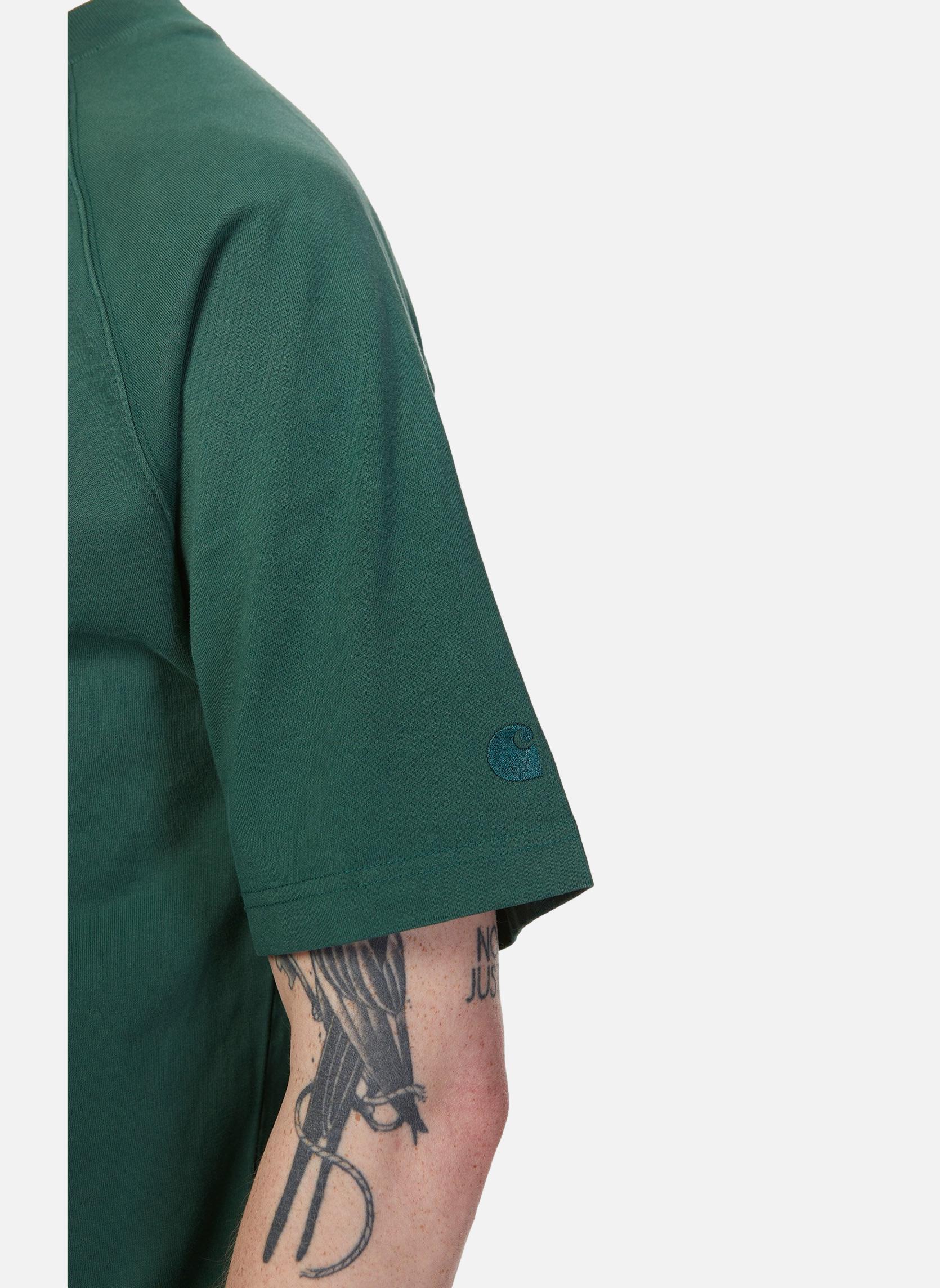 Tee-shirts T-Shirt Carhartt Sol Vert homme vert Carhartt WIP Tee-shirts T-Shirt Carhartt Sol Vert homme vert Vert