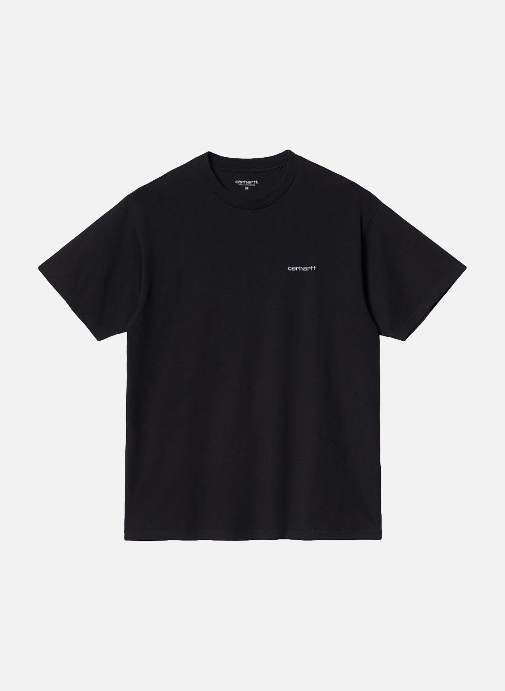Tee-shirts T-Shirt à manches courtes Carhartt T-Shirtt Wip Script Embroidery Noir homme noir Carhartt WIP Tee-shirts T-Shirt à manches courtes Carhartt T-Shirtt Wip Script Embroidery Noir homme noir Noir