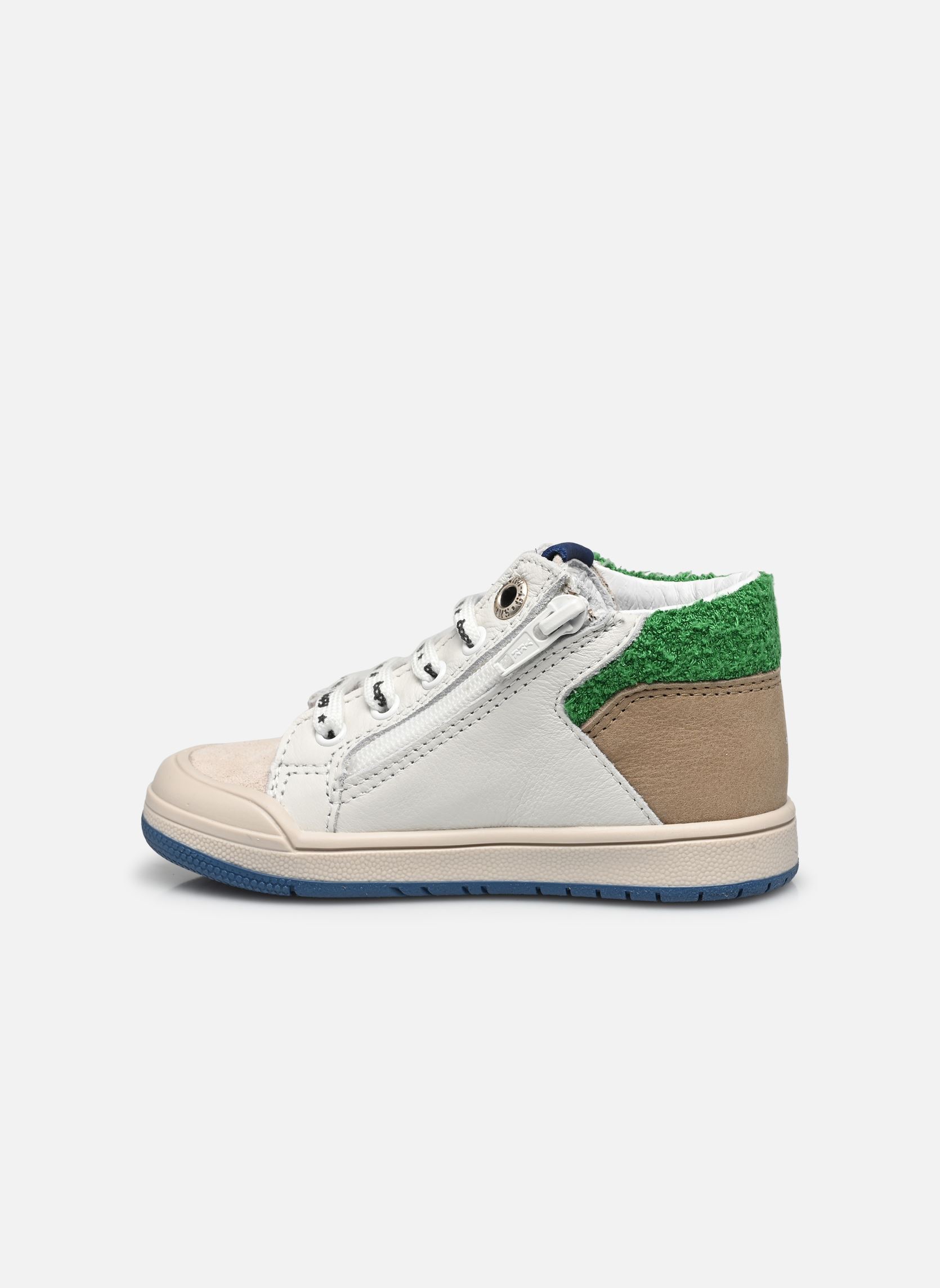 Bottines Rinky garçon blanc Bopy Bottines Rinky garçon blanc VERT/BLEU