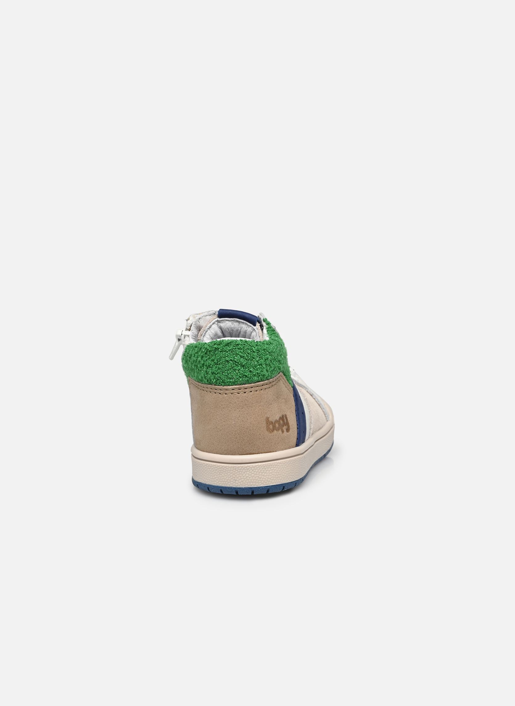 Bottines Rinky garçon blanc Bopy Bottines Rinky garçon blanc VERT/BLEU
