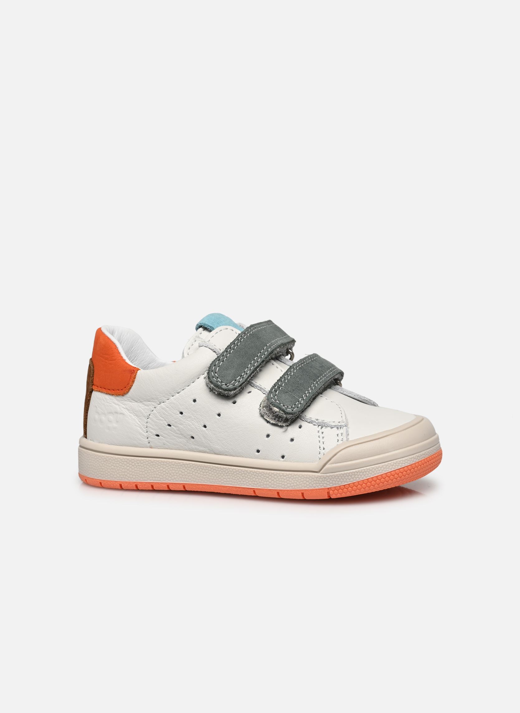 Baskets Ramdem garçon blanc Bopy Baskets Ramdem garçon blanc BLANC/VERT