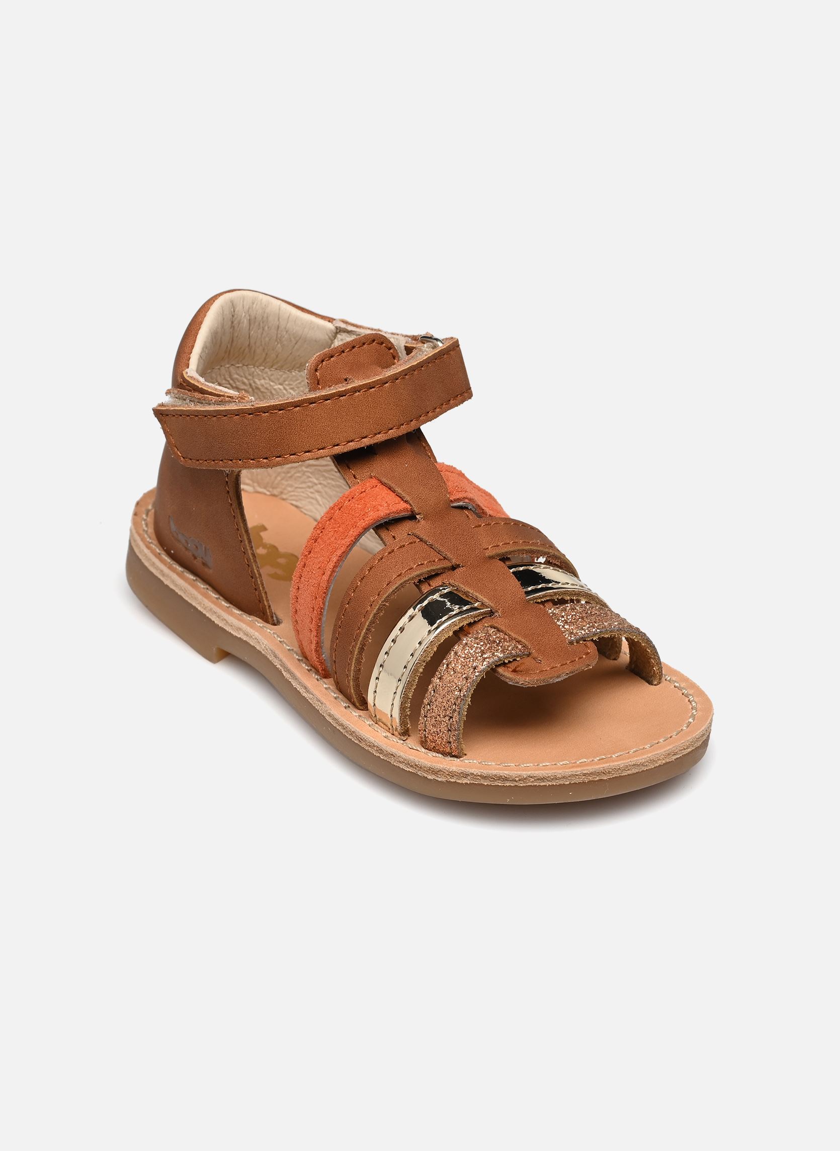 Sandales Ronolo fille marron Bopy Sandales Ronolo fille marron CARAMEL
