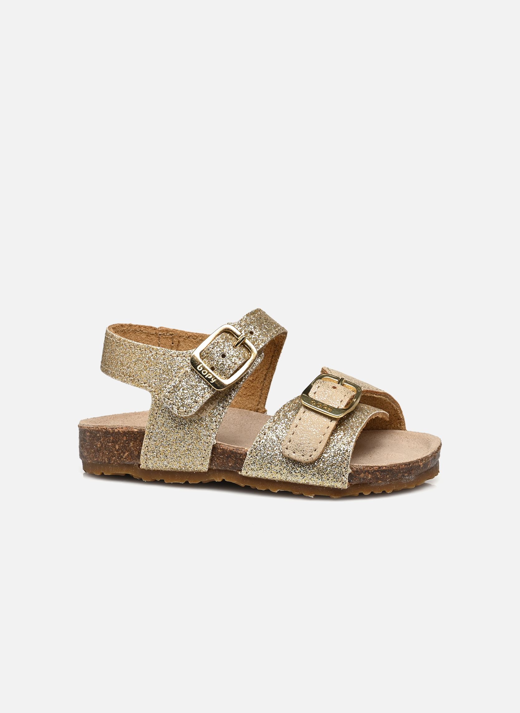 Sandales Efina fille or et bronze Bopy Sandales Efina fille or et bronze DORE