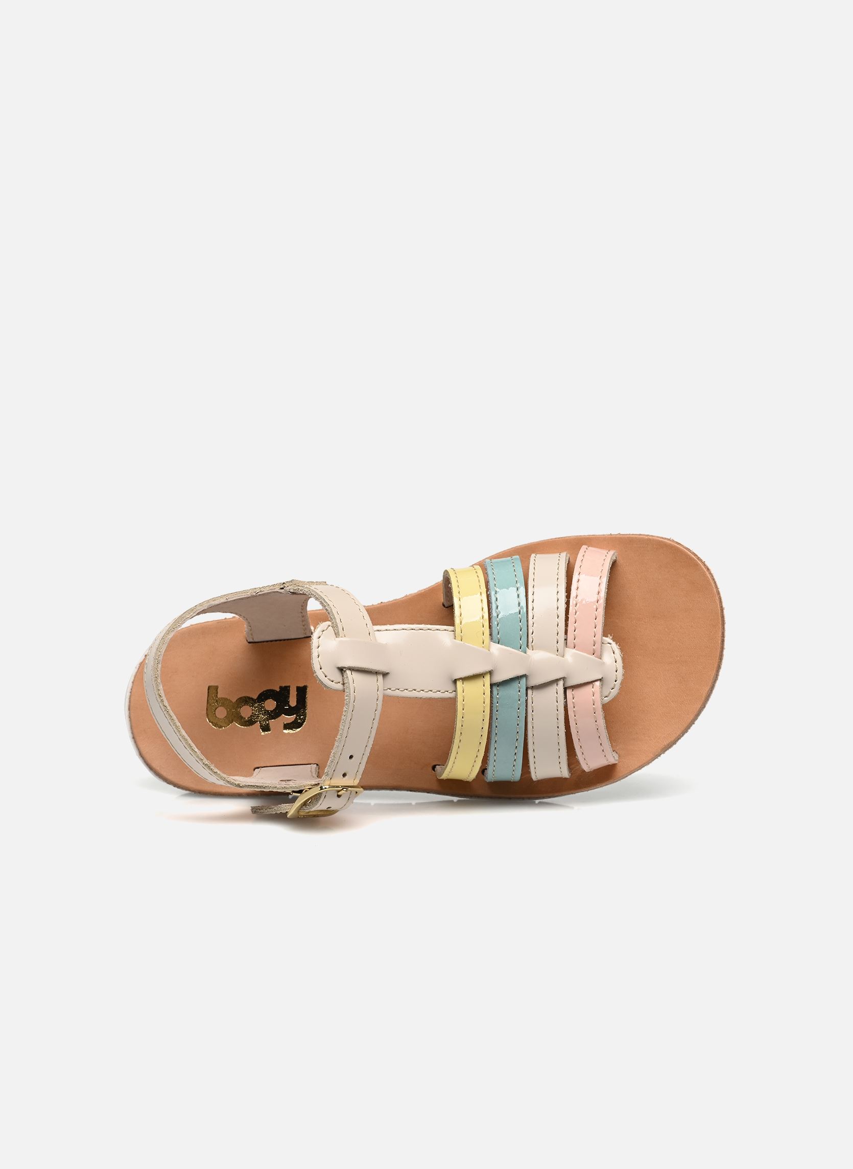 Sandales Ezebra fille multicolore Bopy Sandales Ezebra fille multicolore BLANC/PASTEL