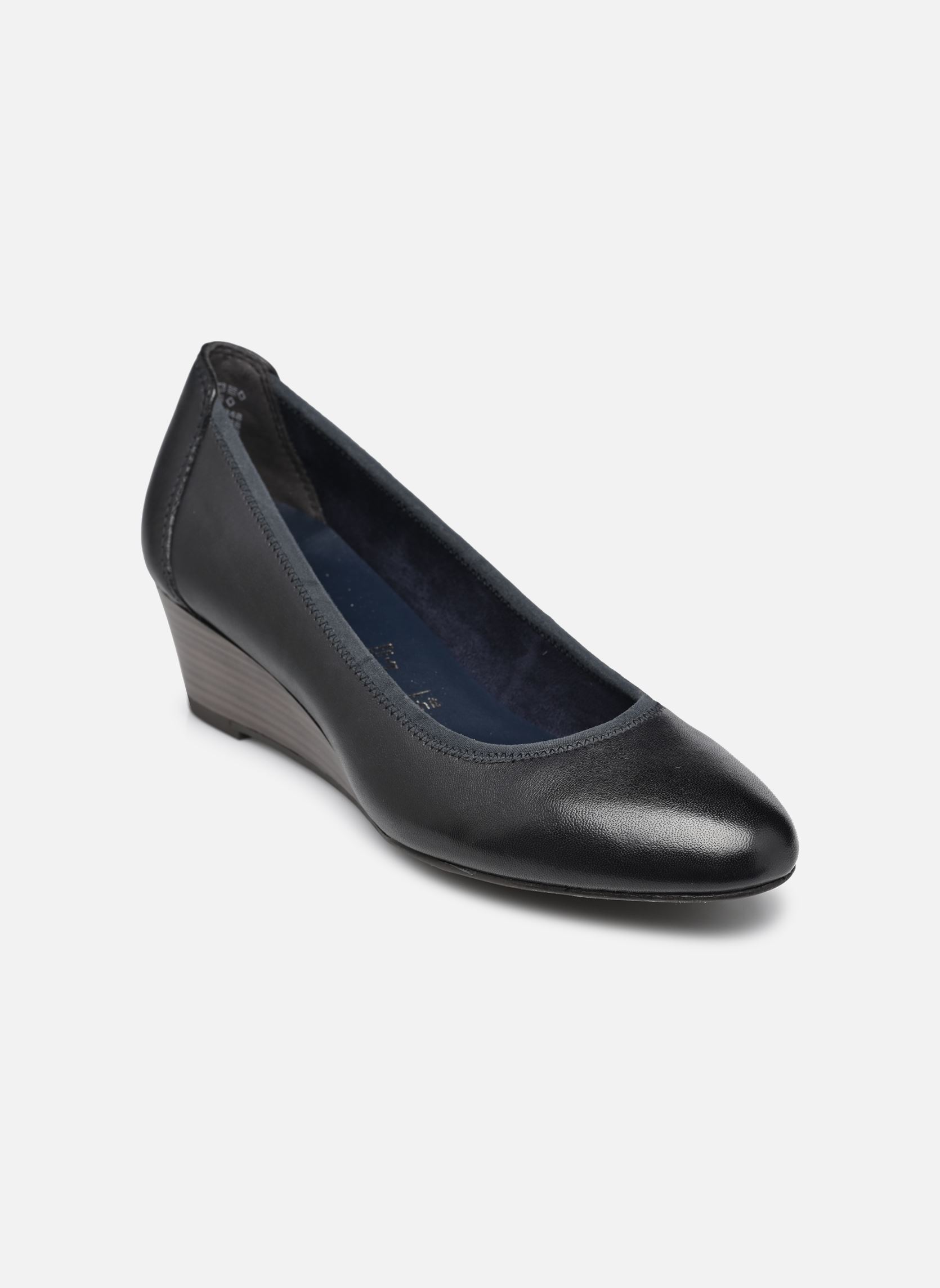 Klassische Ballerinas 22320-42 damen blau Tamaris Klassische Ballerinas 22320-42 damen blau Navy leather