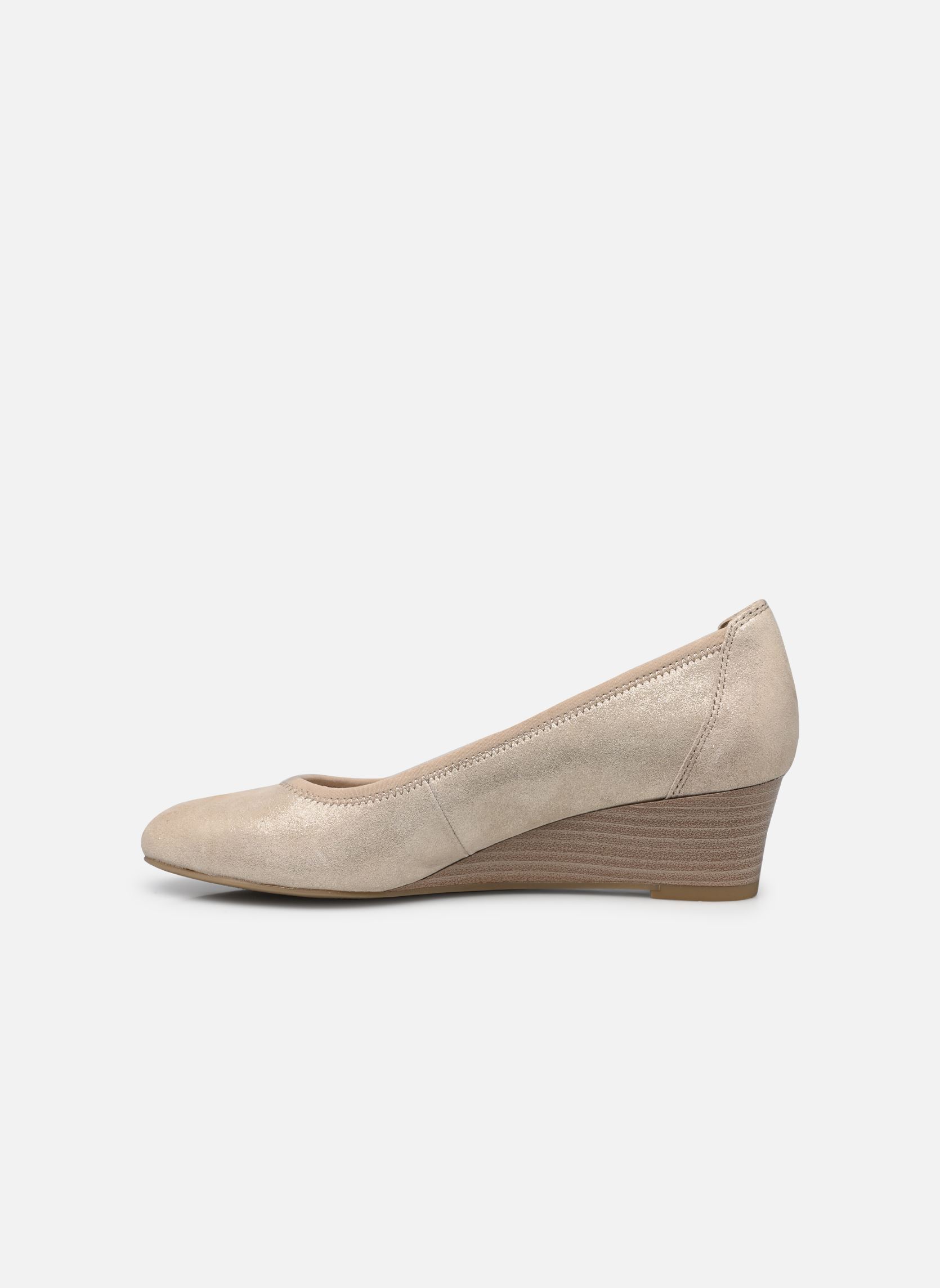 Ballerines classiques 22320-42 femme or et bronze Tamaris Ballerines classiques 22320-42 femme or et bronze Champagne