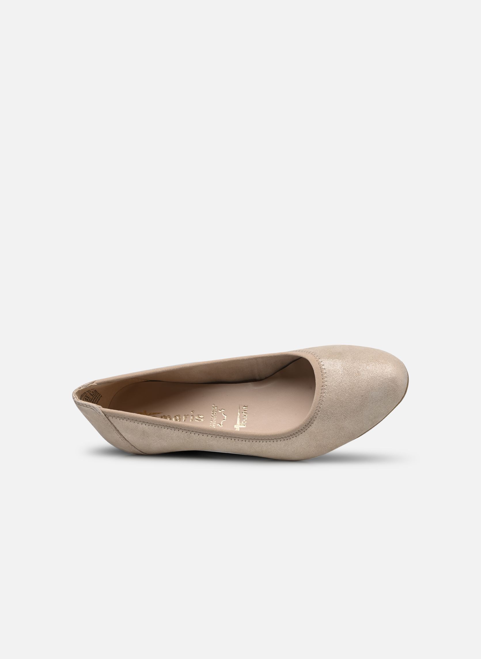 Ballerines classiques 22320-42 femme or et bronze Tamaris Ballerines classiques 22320-42 femme or et bronze Champagne