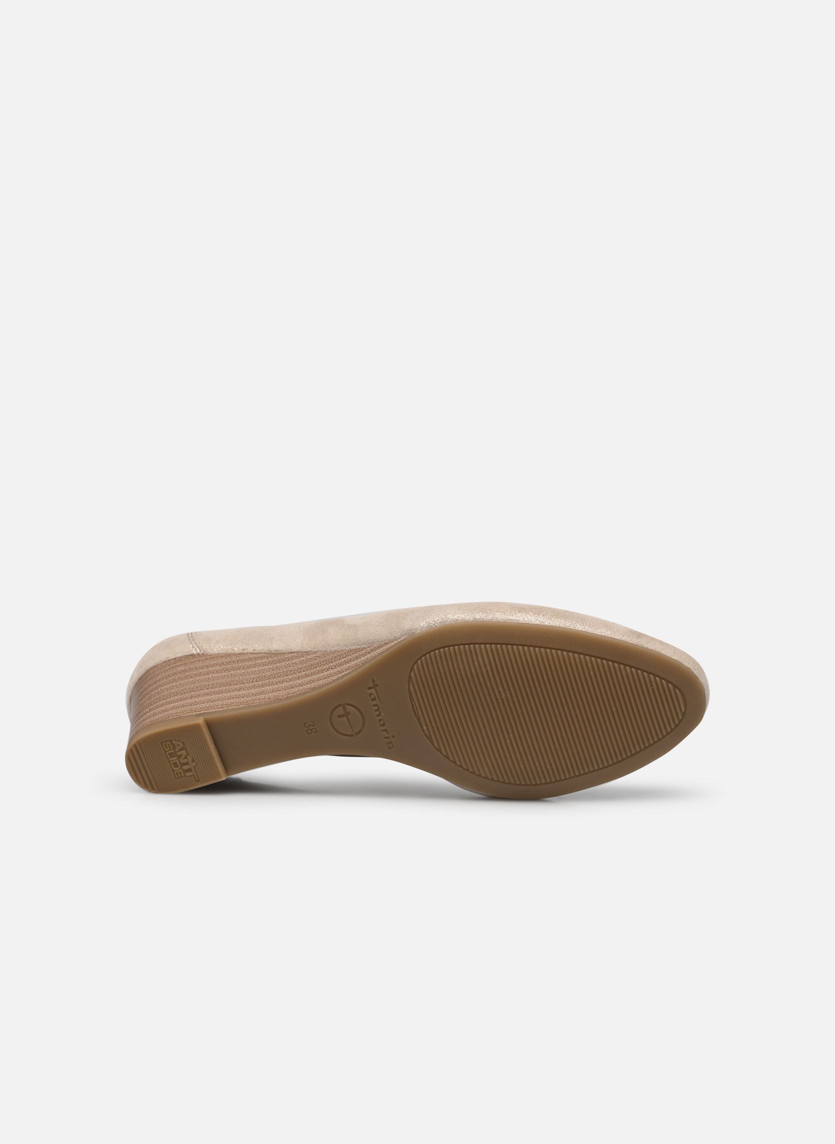 Ballerines classiques 22320-42 femme or et bronze Tamaris Ballerines classiques 22320-42 femme or et bronze Champagne