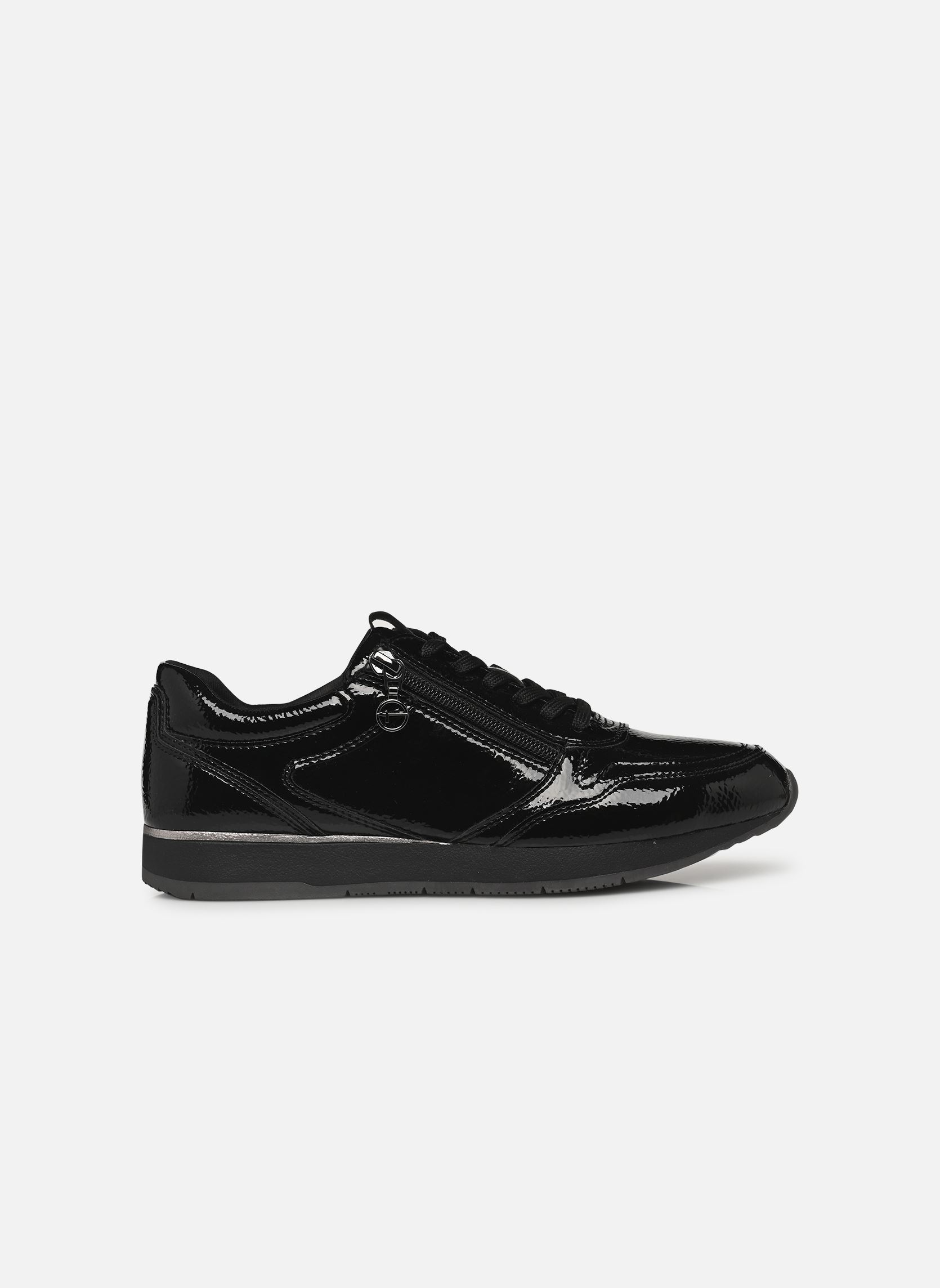 Baskets basses 23603-42 femme noir Tamaris Baskets basses 23603-42 femme noir BLACK PATENT