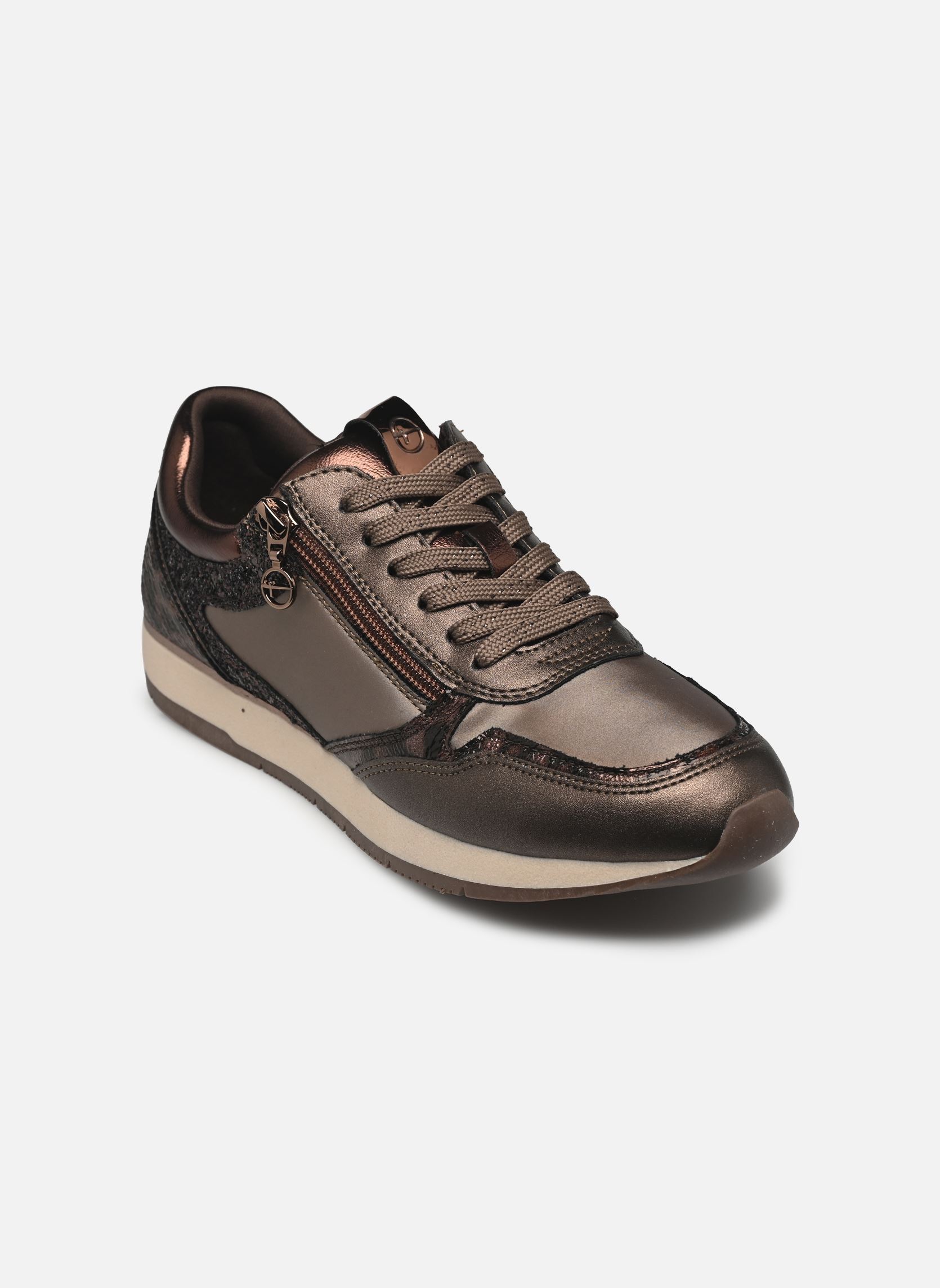 Niedrige Sneaker 23603-42 damen braun Tamaris Niedrige Sneaker 23603-42 damen braun TAUPE GLAM