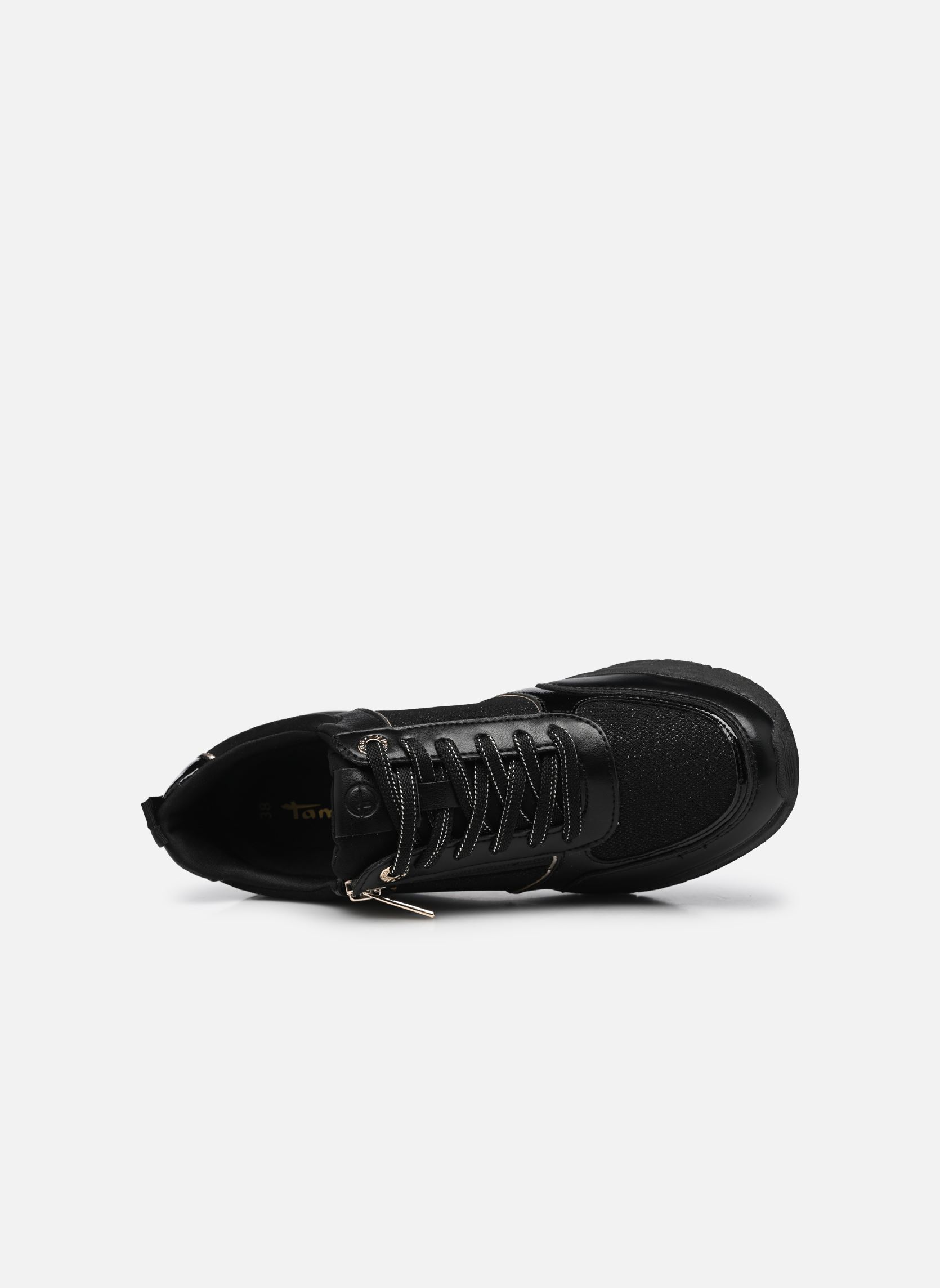 Baskets basses 23721-42 femme noir Tamaris Baskets basses 23721-42 femme noir Black/gold