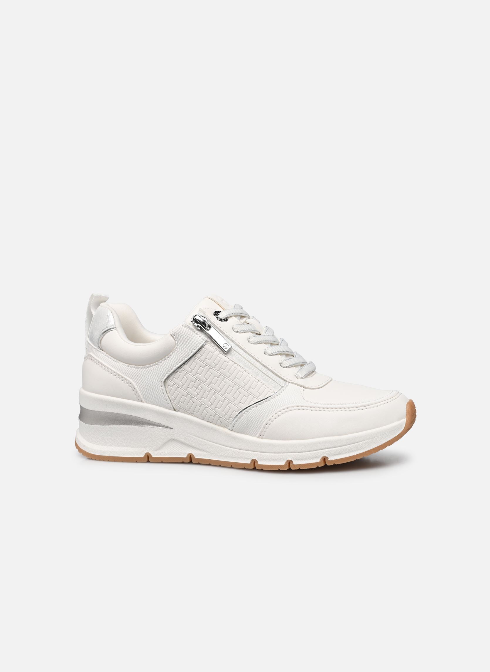 Niedrige Sneaker 23721-42 damen weiß Tamaris Niedrige Sneaker 23721-42 damen weiß White/silver