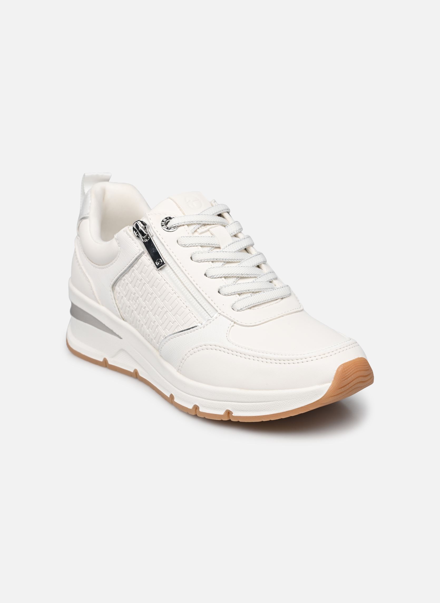 Niedrige Sneaker 23721-42 damen weiß Tamaris Niedrige Sneaker 23721-42 damen weiß White/silver