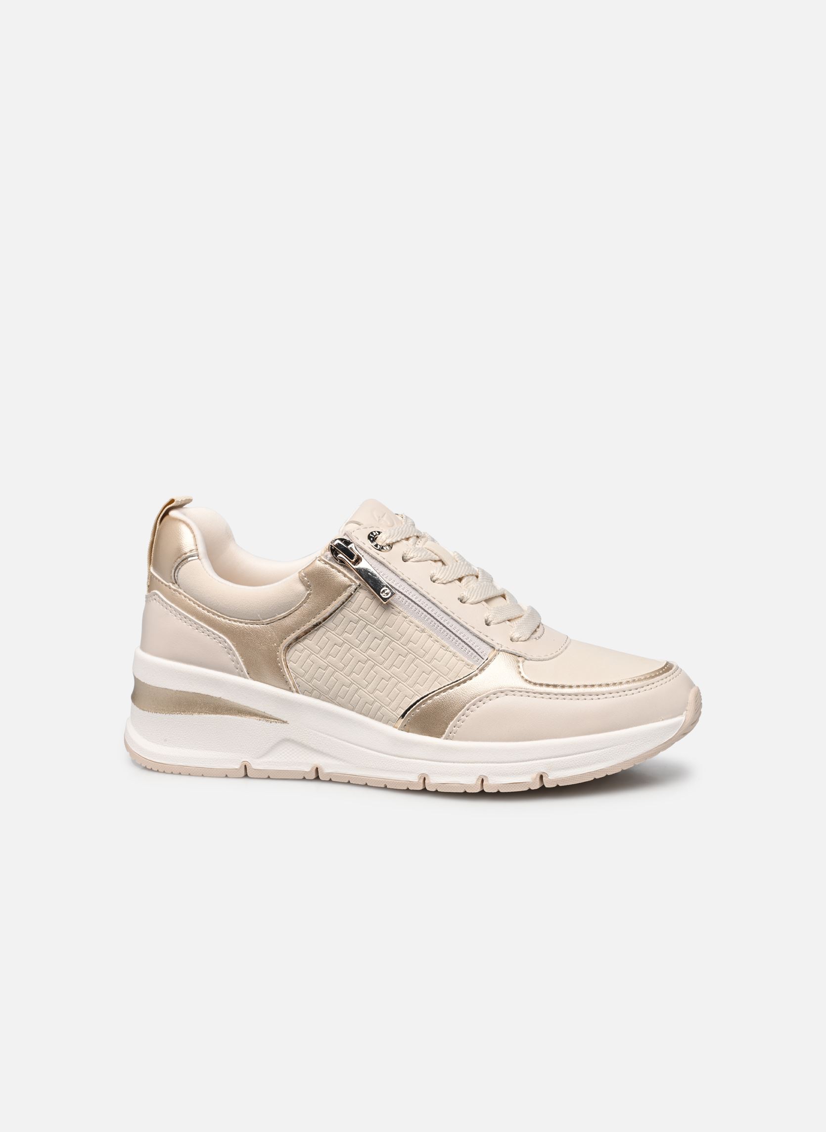 Niedrige Sneaker 23721-42 damen beige Tamaris Niedrige Sneaker 23721-42 damen beige IVORY COMB