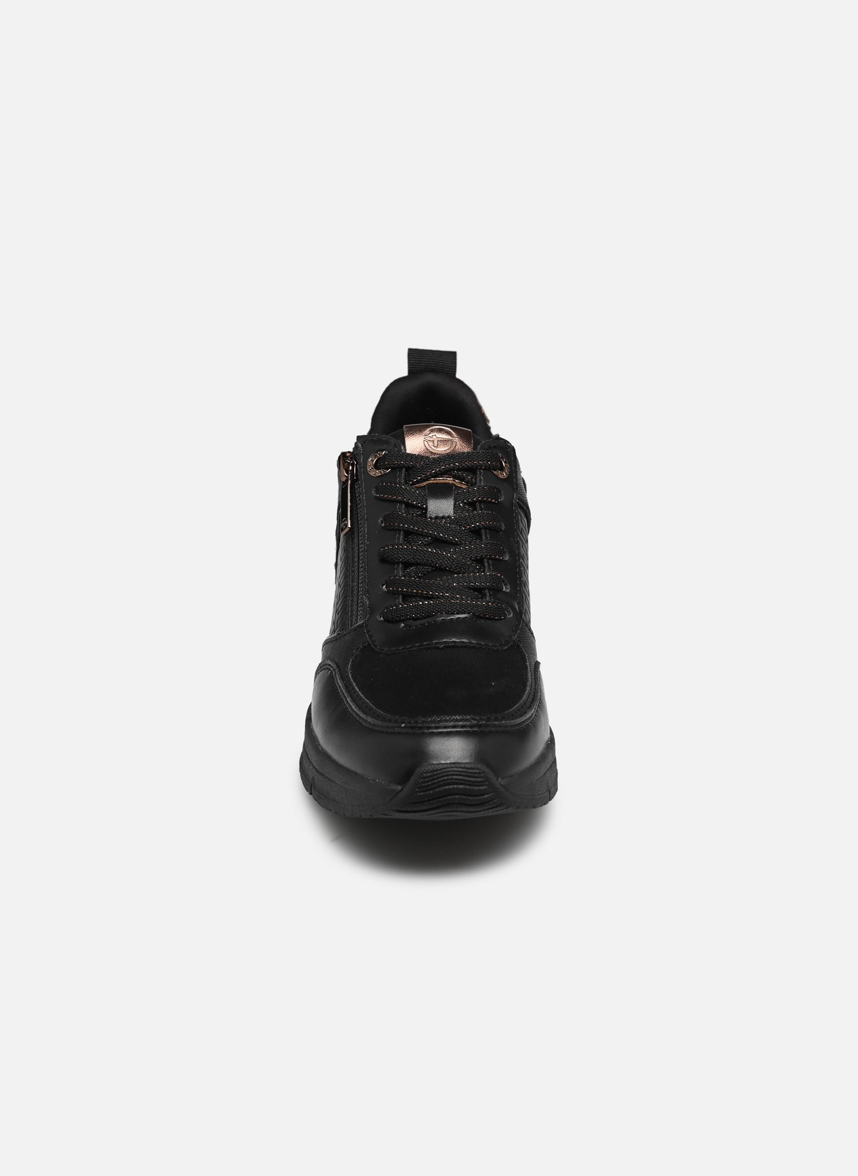 Niedrige Sneaker 23721-42 damen schwarz Tamaris Niedrige Sneaker 23721-42 damen schwarz Black/Copper