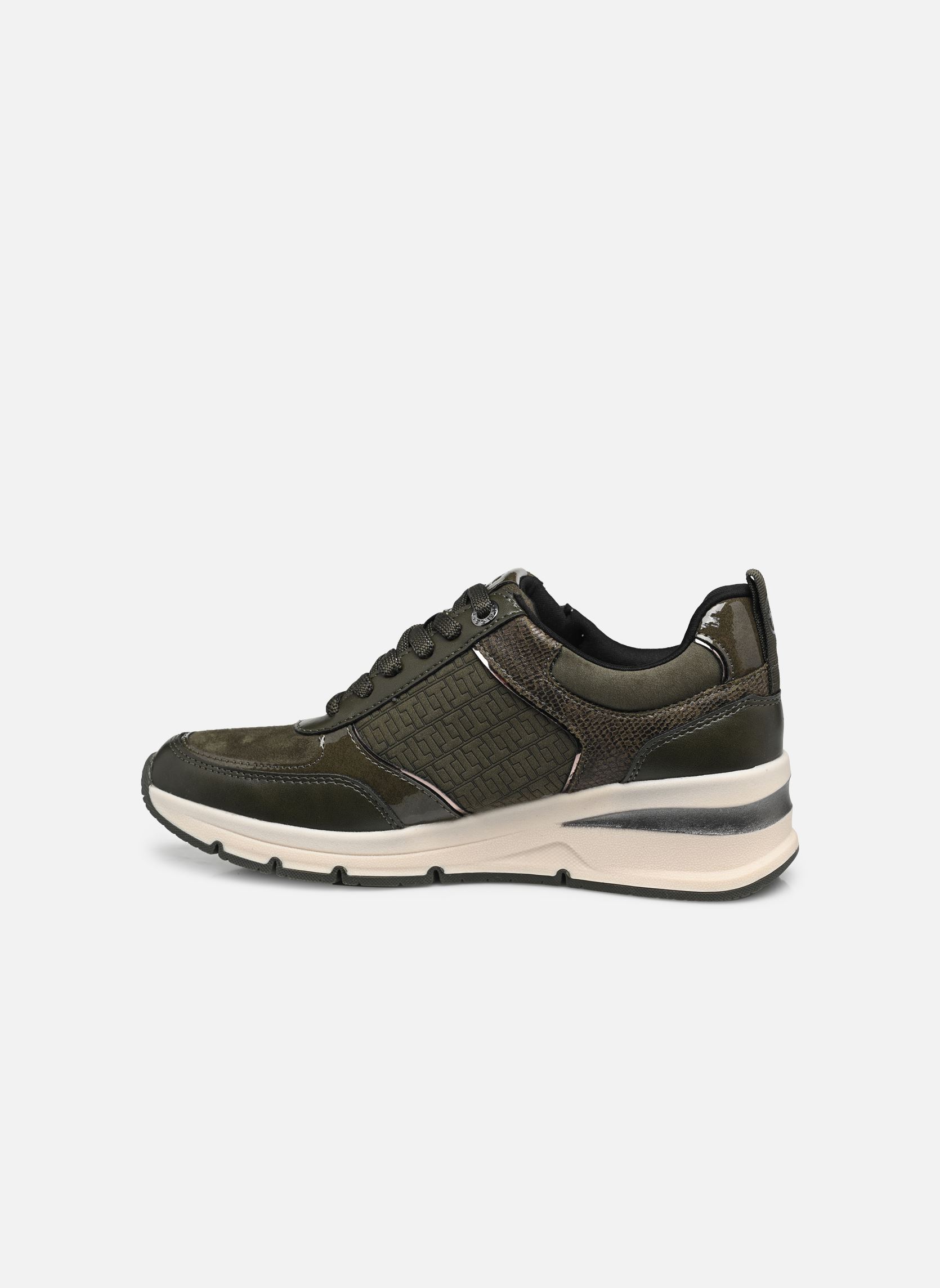 Baskets basses 23721-42 femme vert Tamaris Baskets basses 23721-42 femme vert OLIVE COMB