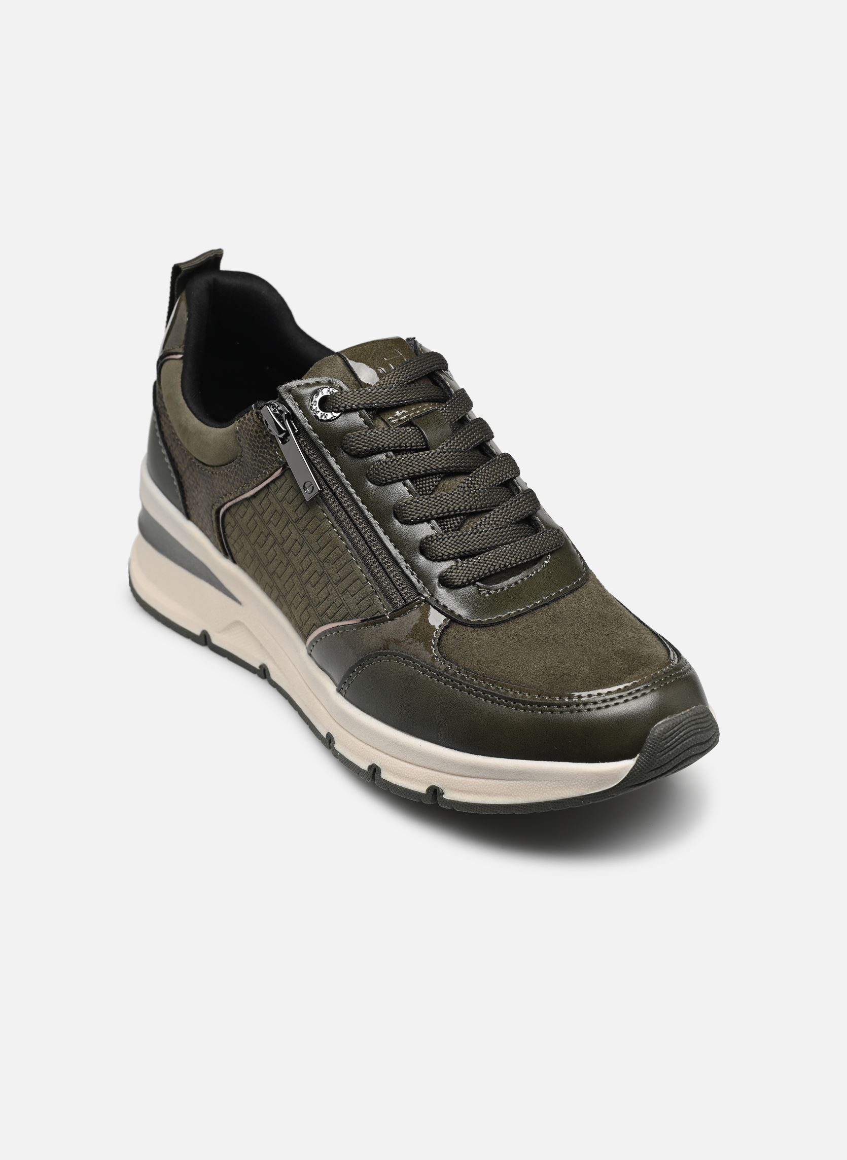 Baskets basses 23721-42 femme vert Tamaris Baskets basses 23721-42 femme vert OLIVE COMB