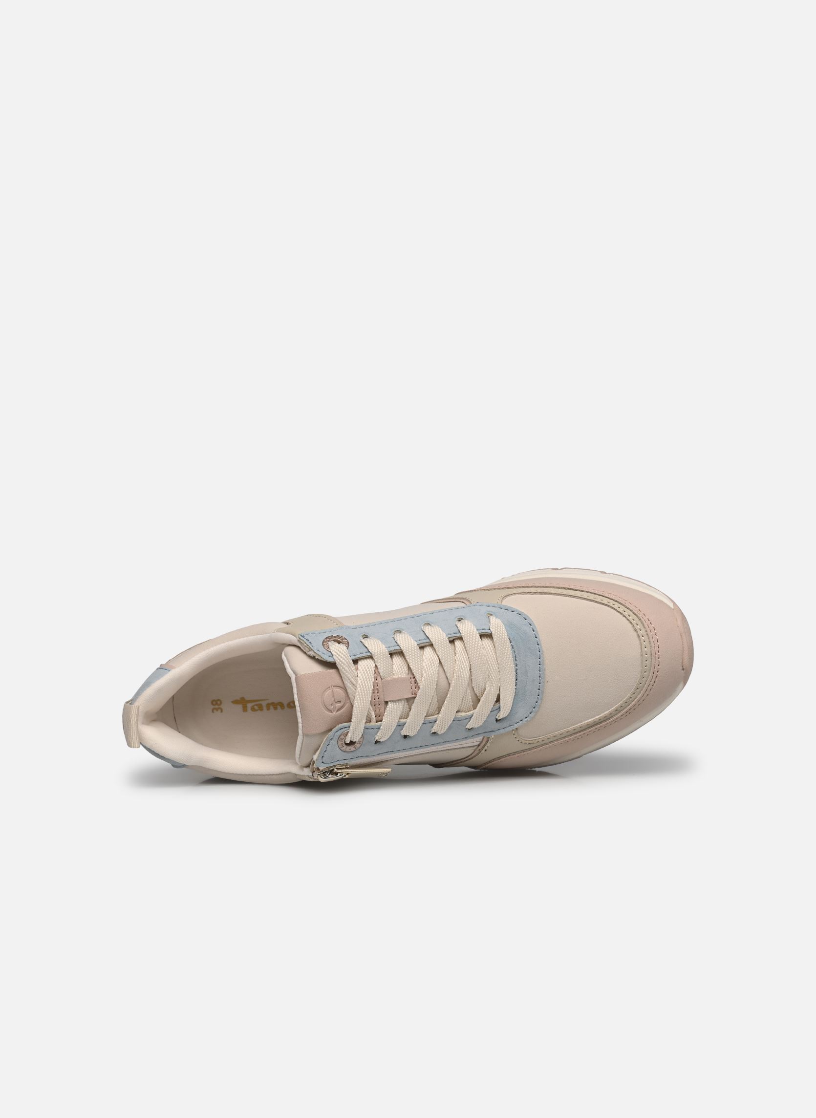 Niedrige Sneaker 23721-42 damen mehrfarbig Tamaris Niedrige Sneaker 23721-42 damen mehrfarbig LT. BLUE COMB