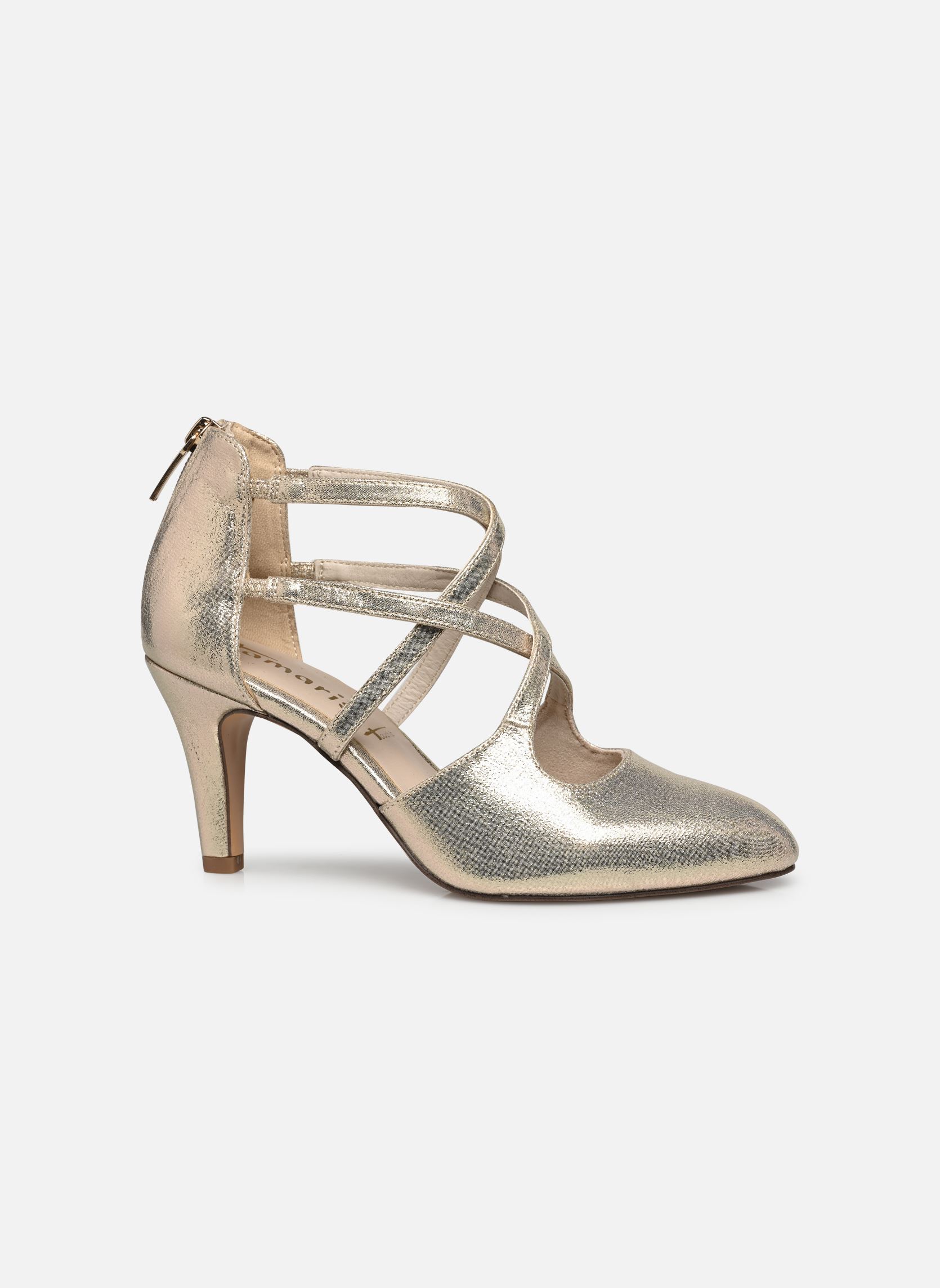 Escarpins à brides 24423-42 femme or et bronze Tamaris Escarpins à brides 24423-42 femme or et bronze LIGHT GOLD