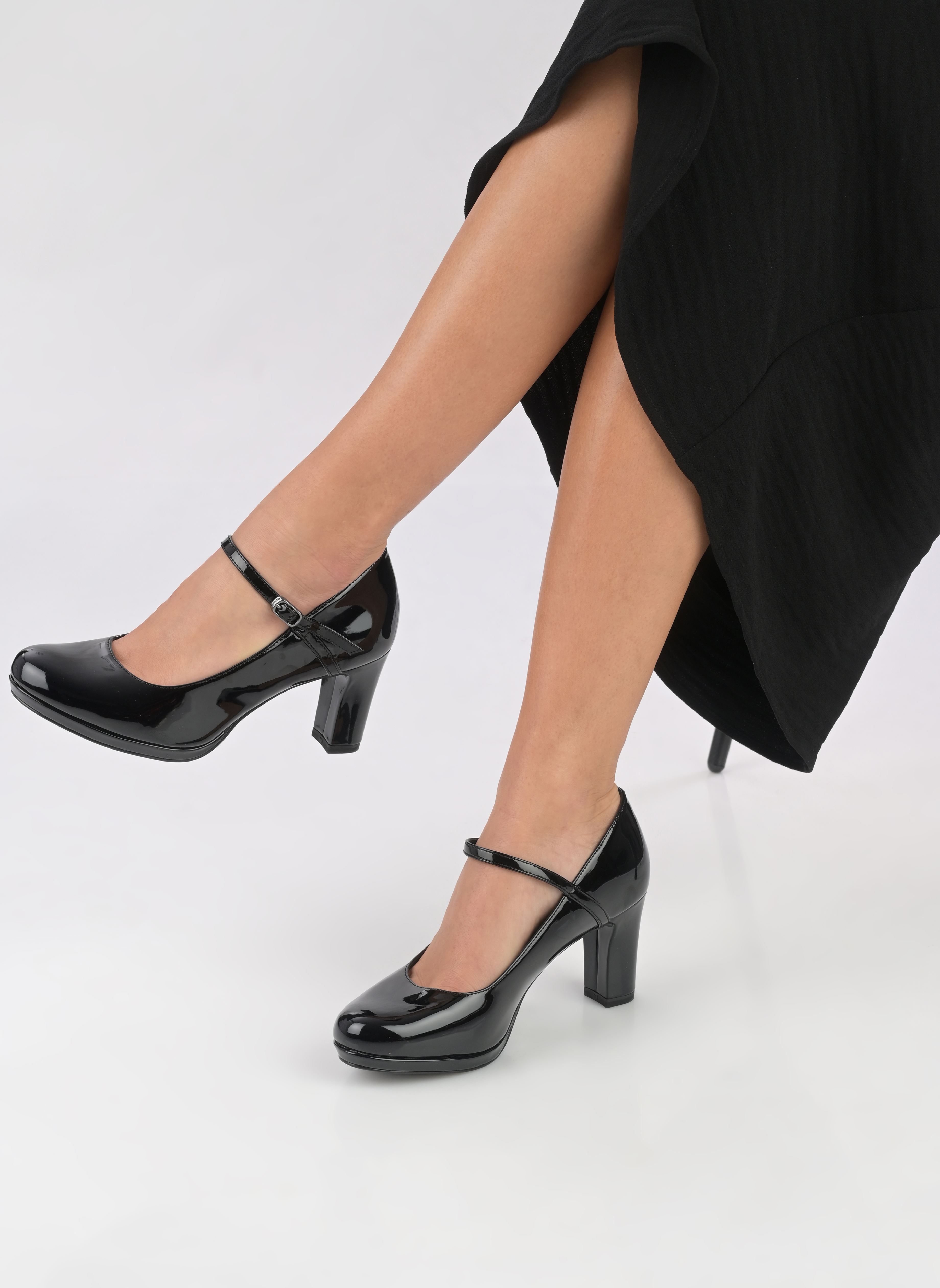 Slingback pumps 24494-42 dames zwart Tamaris Slingback pumps 24494-42 dames zwart Black Patent