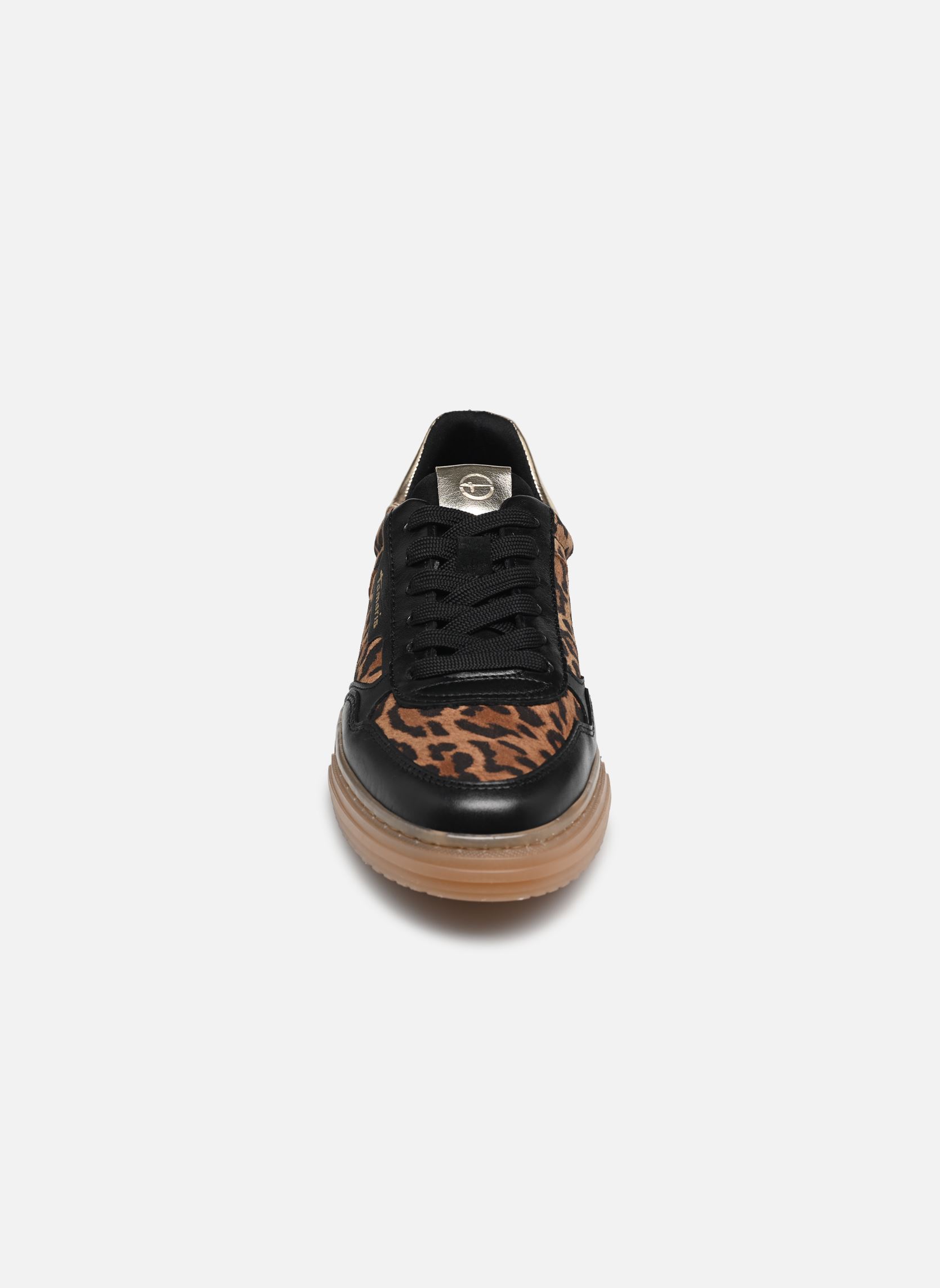 Lage sneakers 23617-42 dames bruin Tamaris Lage sneakers 23617-42 dames bruin LEOPARD COMB