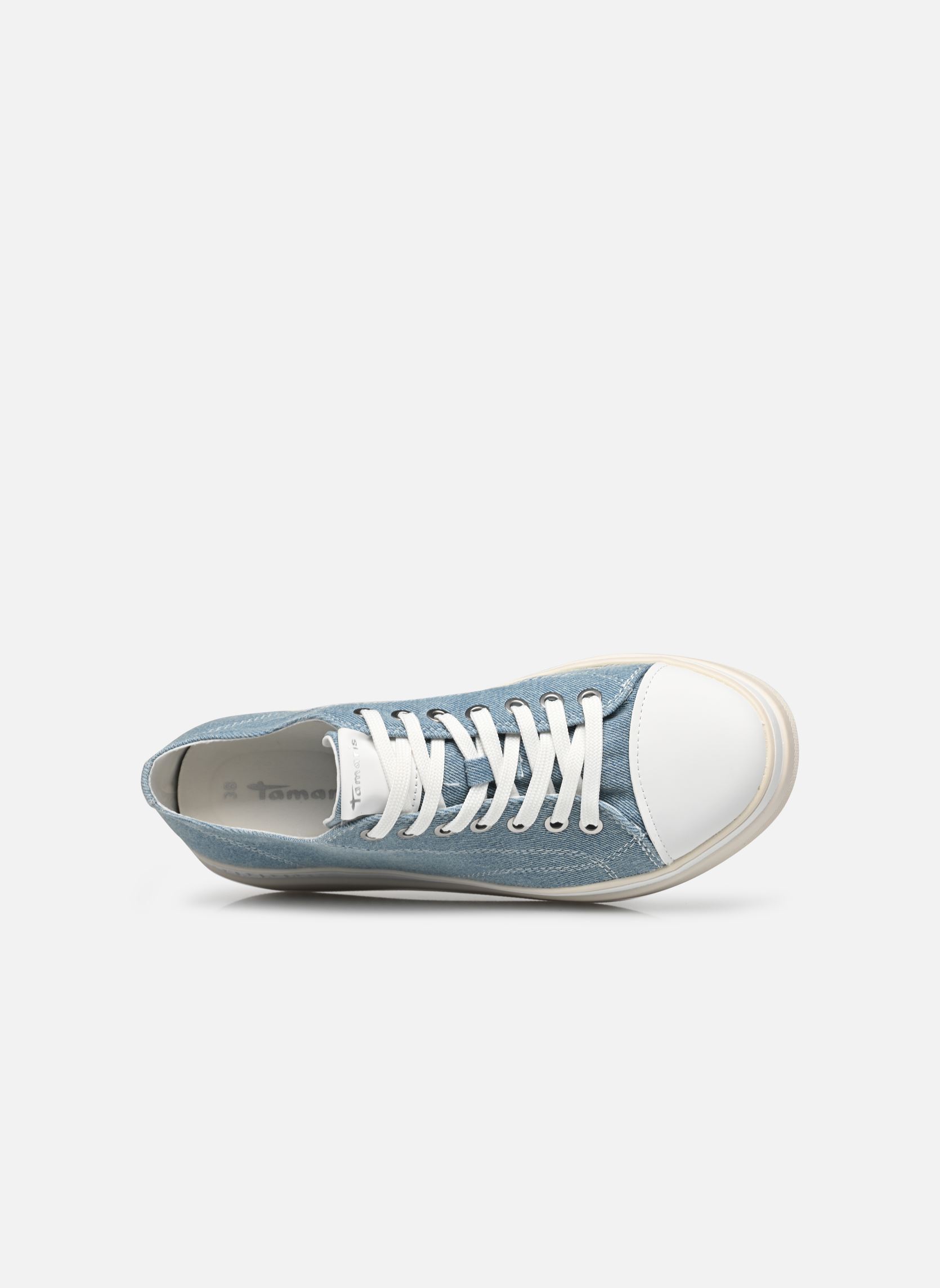 Baskets basses 23723-42 femme bleu Tamaris Baskets basses 23723-42 femme bleu DENIM