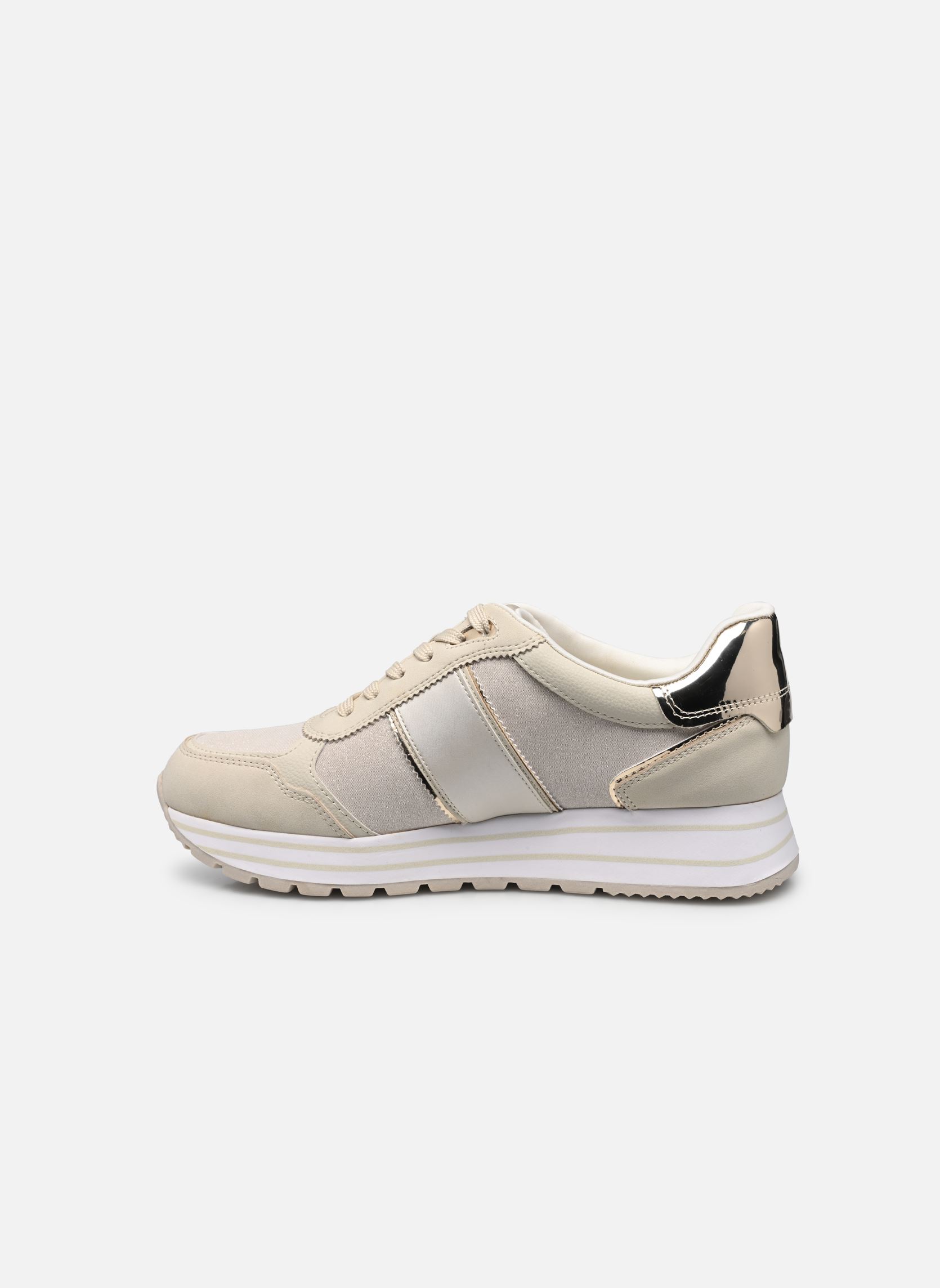 Baskets compensées 23727-42 femme beige Tamaris Baskets compensées 23727-42 femme beige IVORY COMB