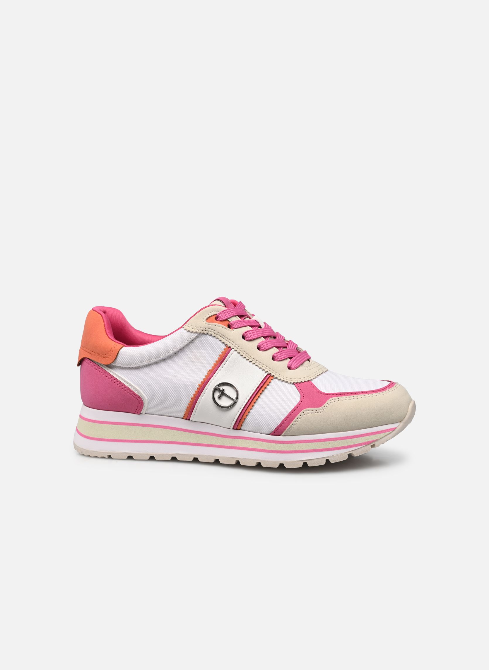 Baskets compensées 23727-42 femme multicolore Tamaris Baskets compensées 23727-42 femme multicolore FUXIA COMB