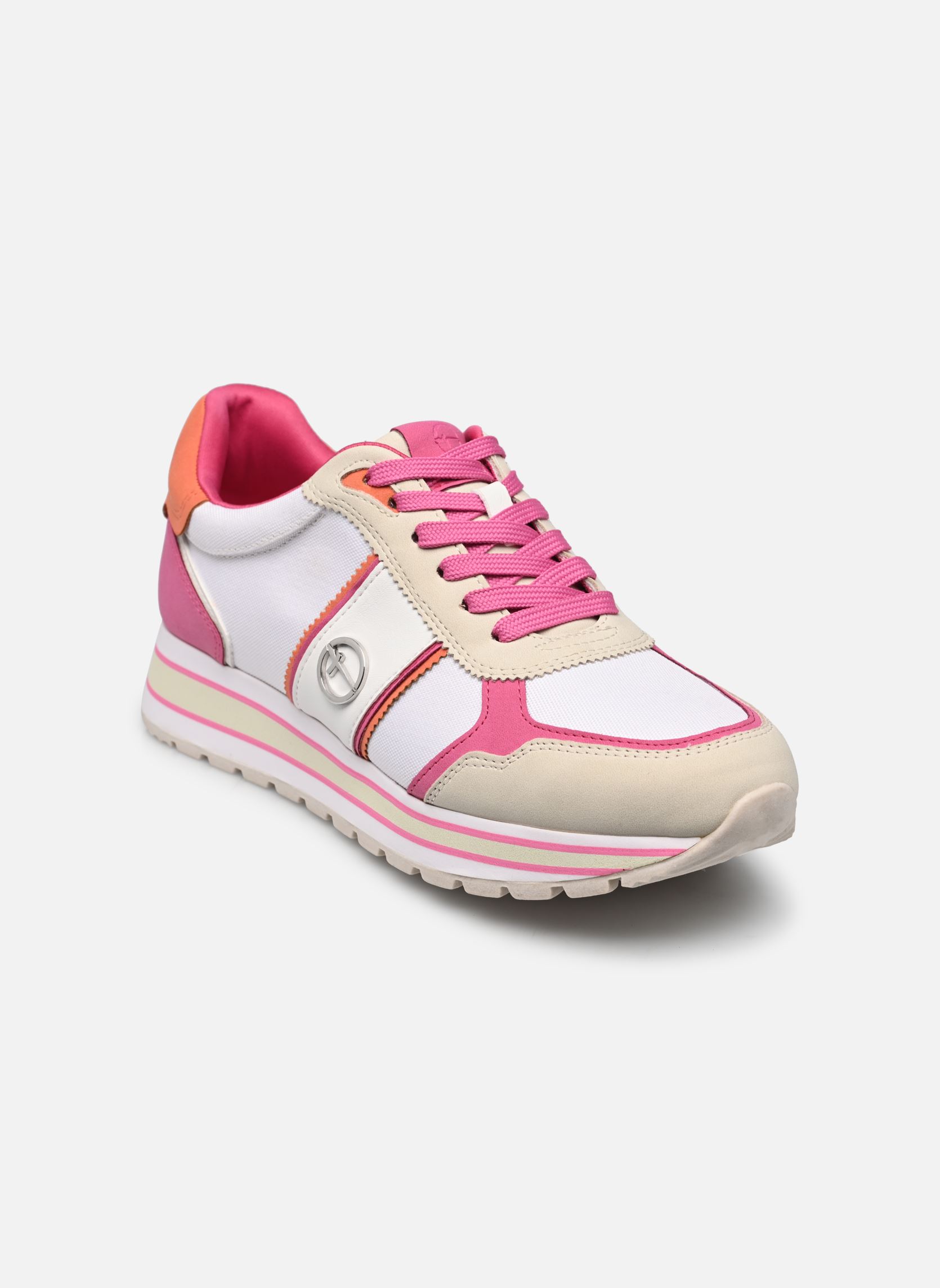 Baskets compensées 23727-42 femme multicolore Tamaris Baskets compensées 23727-42 femme multicolore FUXIA COMB