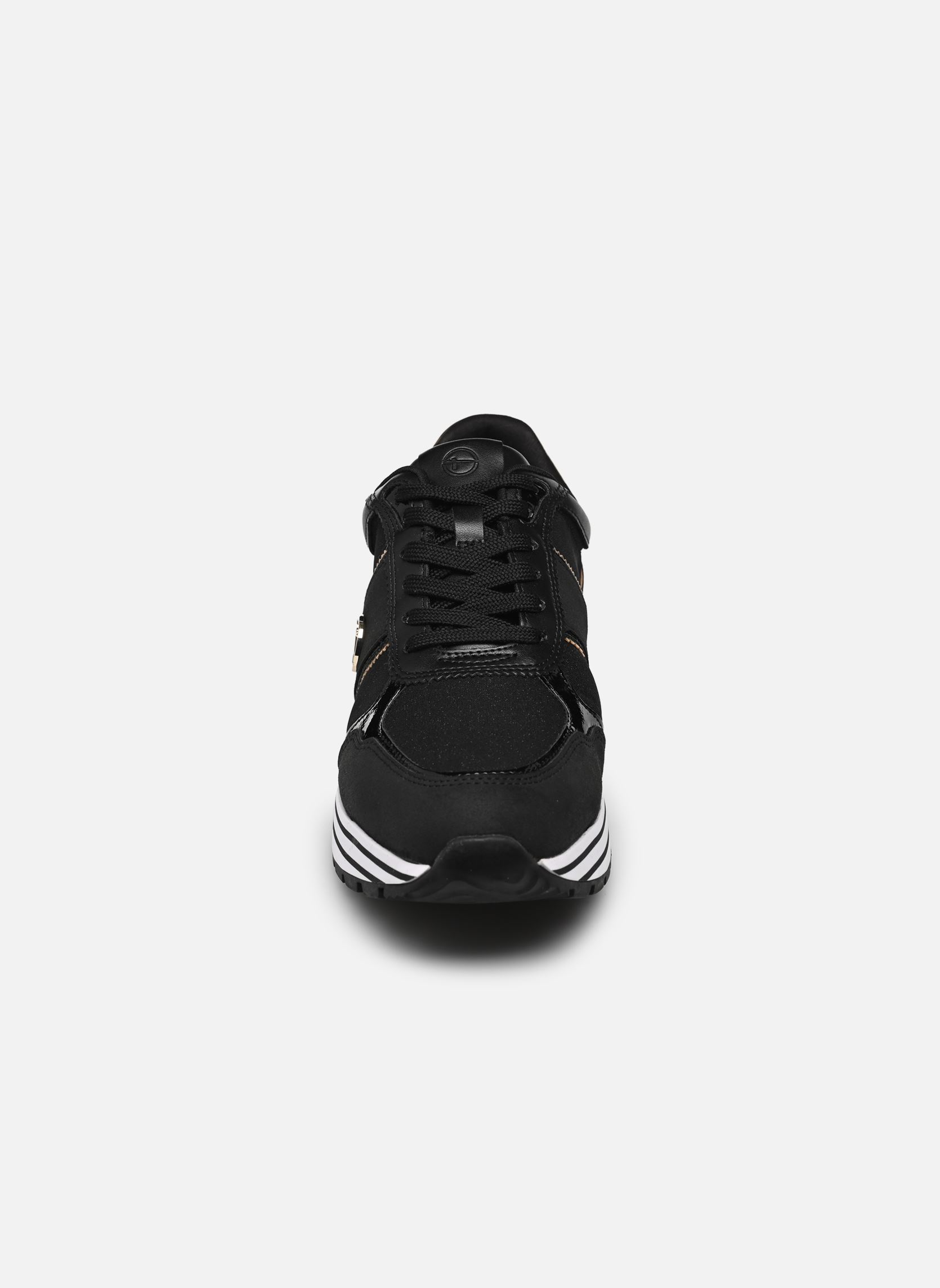 Baskets compensées 23727-42 femme noir Tamaris Baskets compensées 23727-42 femme noir BLACK/GOLD